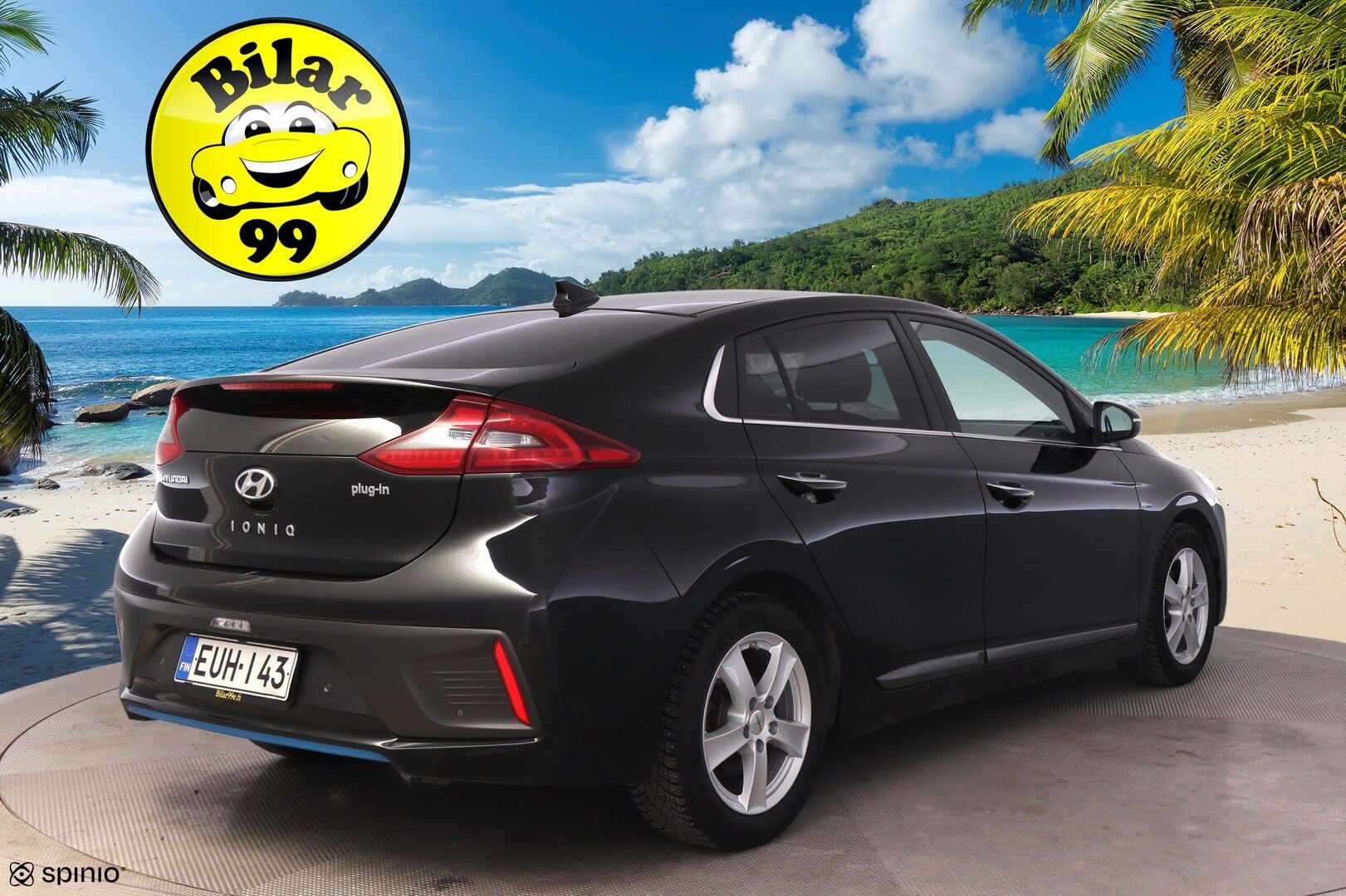 HYUNDAI IONIQ PLUG-IN 2019 1.6 AT Premium Plug-in  * Adapt.Vakkari / Navi / P-kamera / Infinity Premium Audio!! - *1vuosi ja 9kk leimaa!! / Kahdet hyvät renkaat!!*