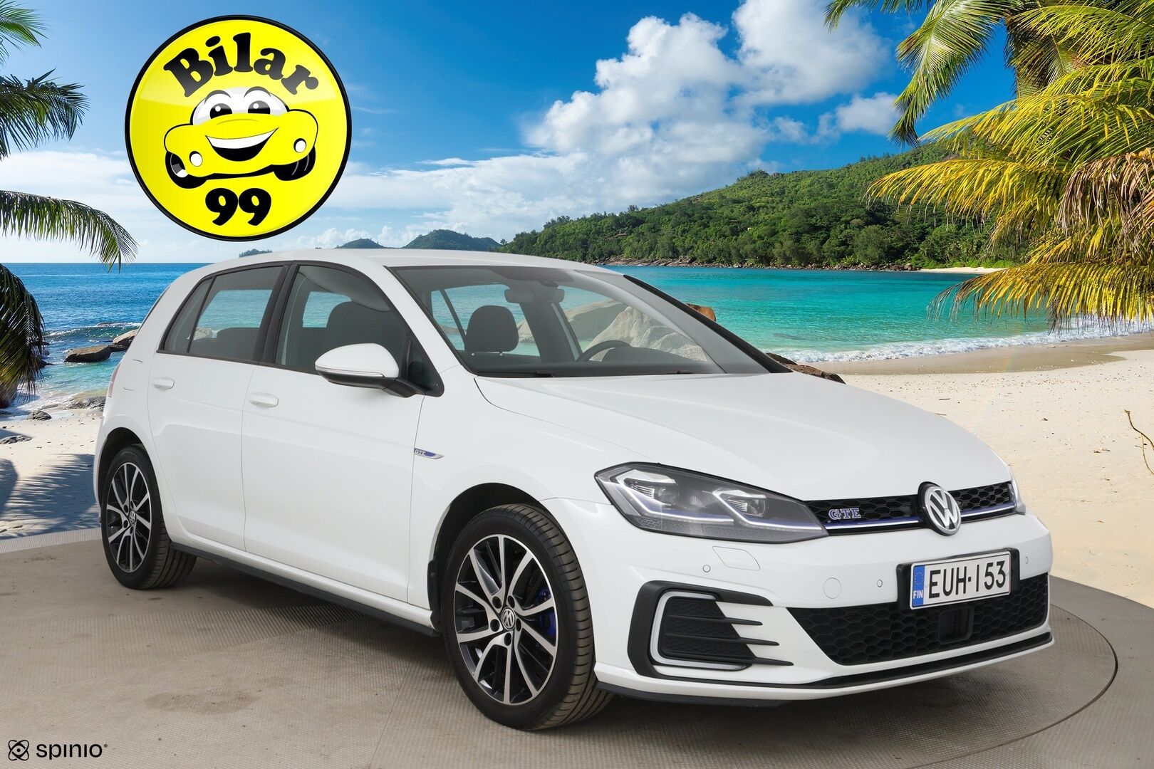 VOLKSWAGEN GOLF 2020 GTE Plug-In Hybrid 150 kW / Digimittaristo / Adapt.Vak / Webasto / LED - Merkkihuollettu / 2x omat vanteet!