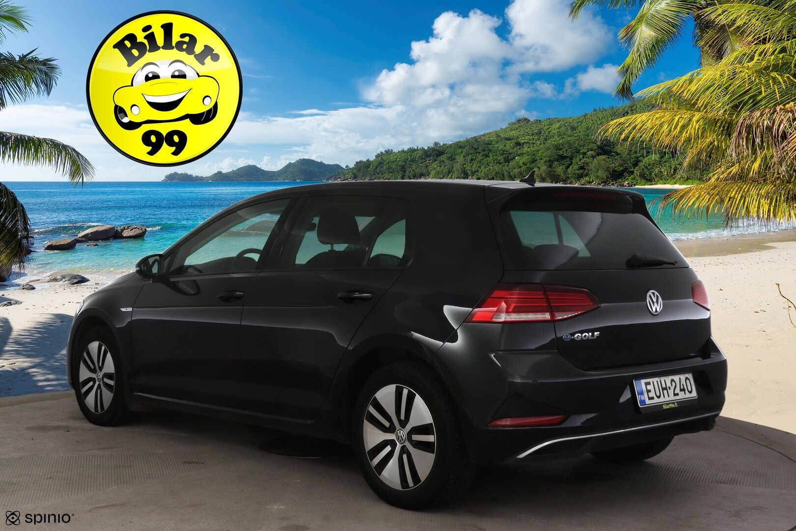 Volkswagen Golf 2019 e-Golf 100 kW (136 hv) automaatti * ACC / BLIS / Nahkapenkit! / Digimittaristo / Kessy / Lane Assist / Ledit / P.kamera* - * Nahkapenkeillä varusteltu asiallinen e-Golf kovilla varusteilla ! * - Osta nyt, maksa vasta ensi vuonna