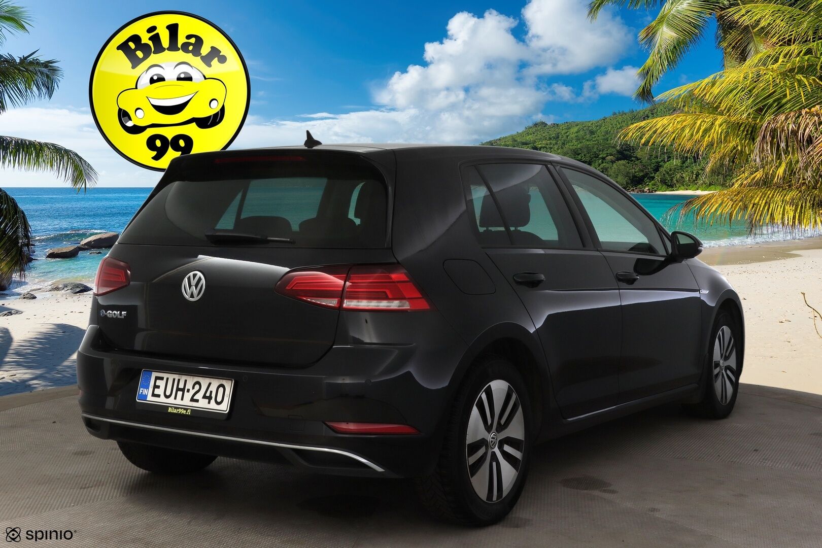 Volkswagen Golf 2019 e-Golf 100 kW (136 hv) automaatti * ACC / BLIS / Nahkapenkit! / Digimittaristo / Kessy / Lane Assist / Ledit / P.kamera* - * Nahkapenkeillä varusteltu asiallinen e-Golf kovilla varusteilla ! * - Osta nyt, maksa vasta ensi vuonna