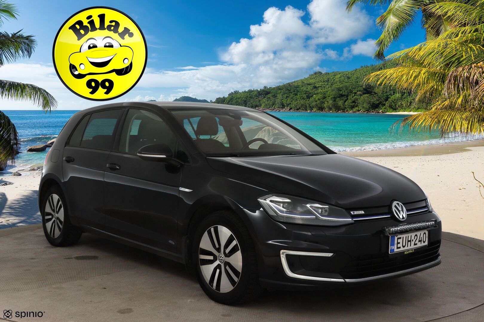 Volkswagen Golf 2019 e-Golf 100 kW (136 hv) automaatti * ACC / BLIS / Nahkapenkit! / Digimittaristo / Kessy / Lane Assist / Ledit / P.kamera* - * Nahkapenkeillä varusteltu asiallinen e-Golf kovilla varusteilla ! * - Osta nyt, maksa vasta ensi vuonna