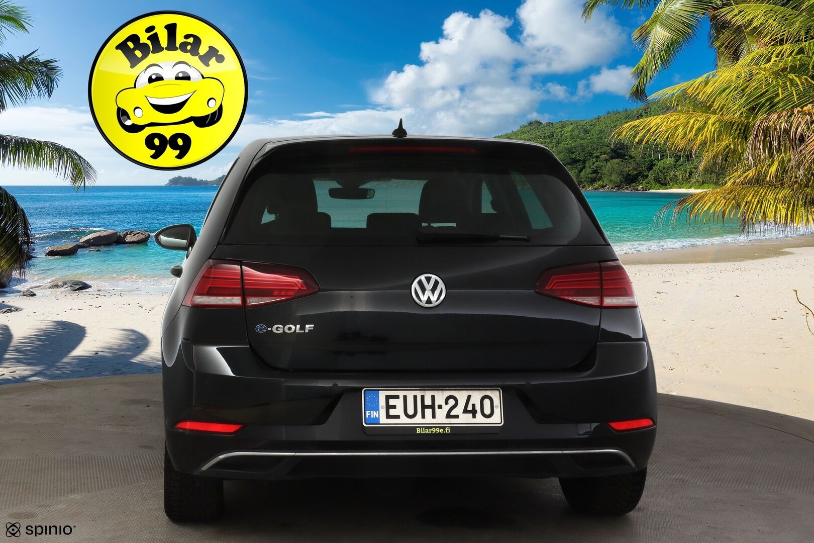 Volkswagen Golf 2019 e-Golf 100 kW (136 hv) automaatti * ACC / BLIS / Nahkapenkit! / Digimittaristo / Kessy / Lane Assist / Ledit / P.kamera* - * Nahkapenkeillä varusteltu asiallinen e-Golf kovilla varusteilla ! * - Osta nyt, maksa vasta ensi vuonna