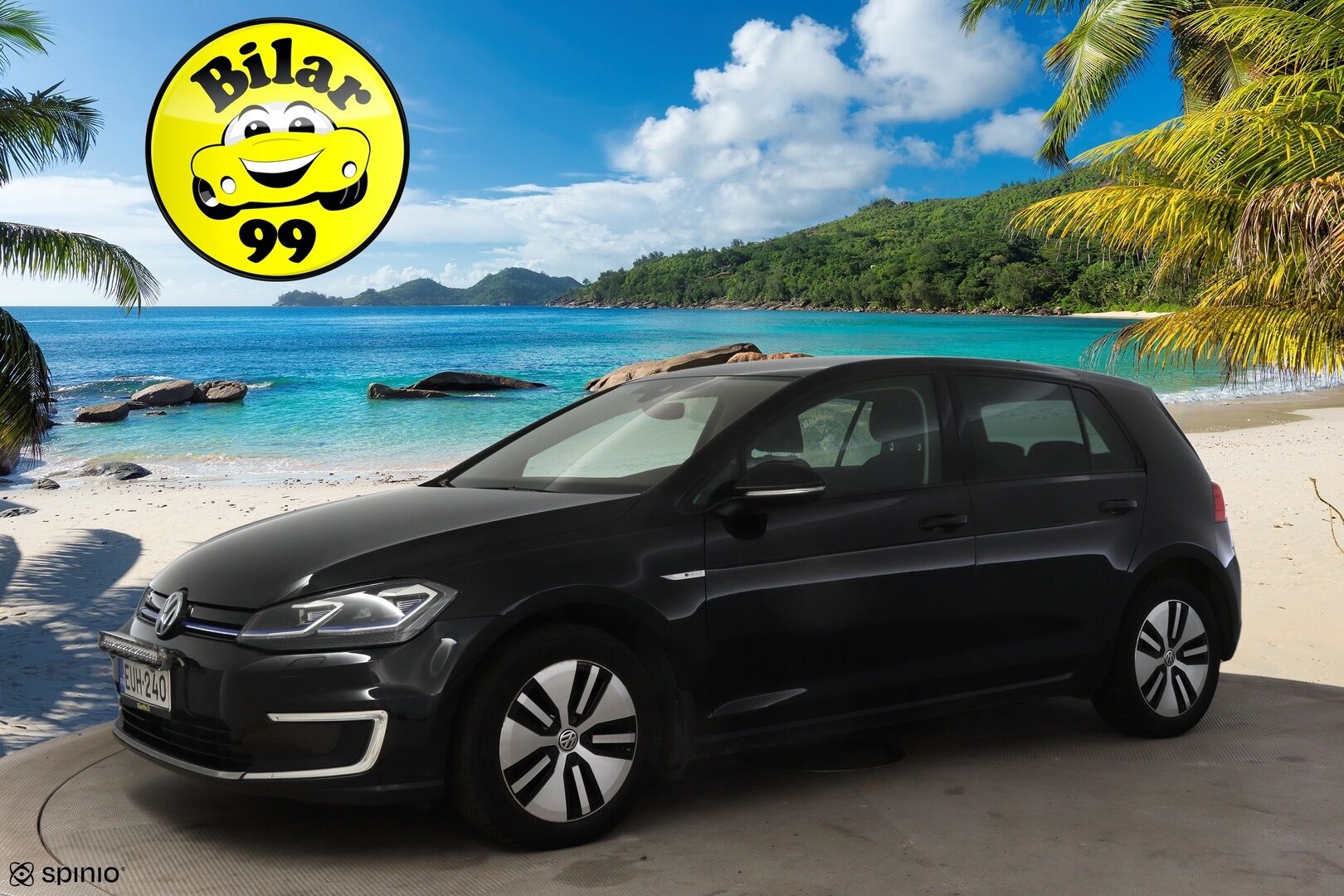 Volkswagen Golf 2019 e-Golf 100 kW (136 hv) automaatti * ACC / BLIS / Nahkapenkit! / Digimittaristo / Kessy / Lane Assist / Ledit / P.kamera* - * Nahkapenkeillä varusteltu asiallinen e-Golf kovilla varusteilla ! * - Osta nyt, maksa vasta ensi vuonna