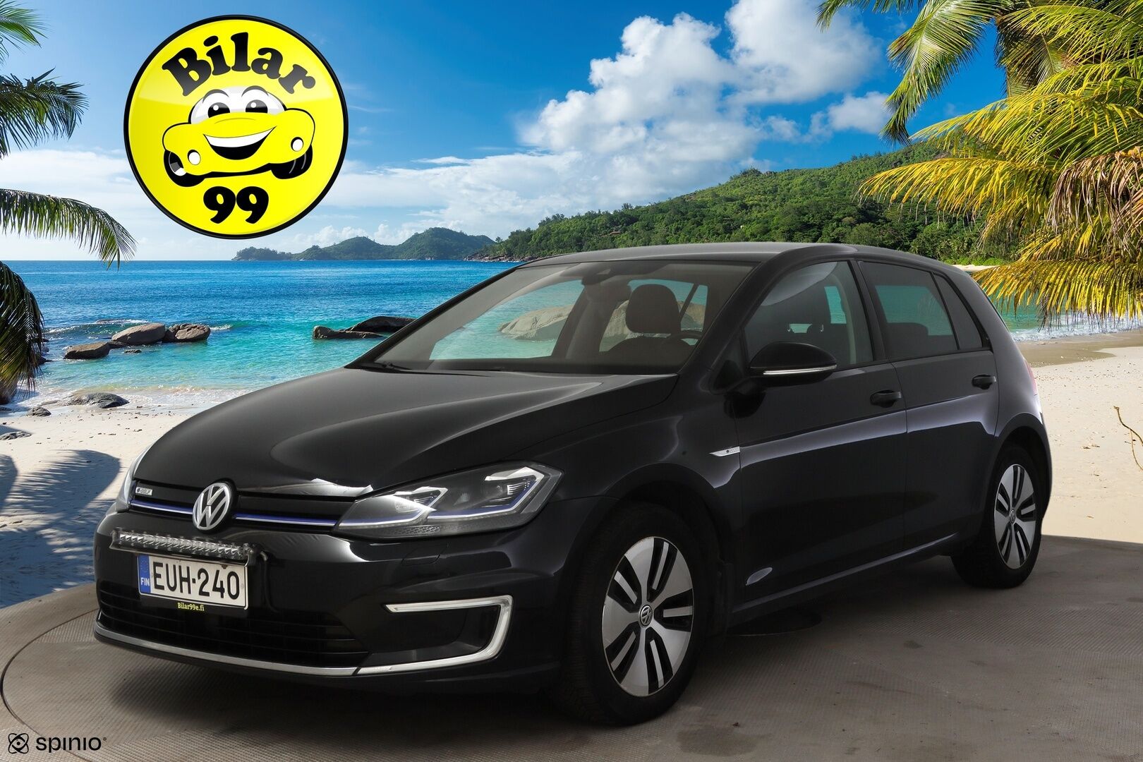 Volkswagen Golf 2019 e-Golf 100 kW (136 hv) automaatti * ACC / BLIS / Nahkapenkit! / Digimittaristo / Kessy / Lane Assist / Ledit / P.kamera* - * Nahkapenkeillä varusteltu asiallinen e-Golf kovilla varusteilla ! * - Osta nyt, maksa vasta ensi vuonna