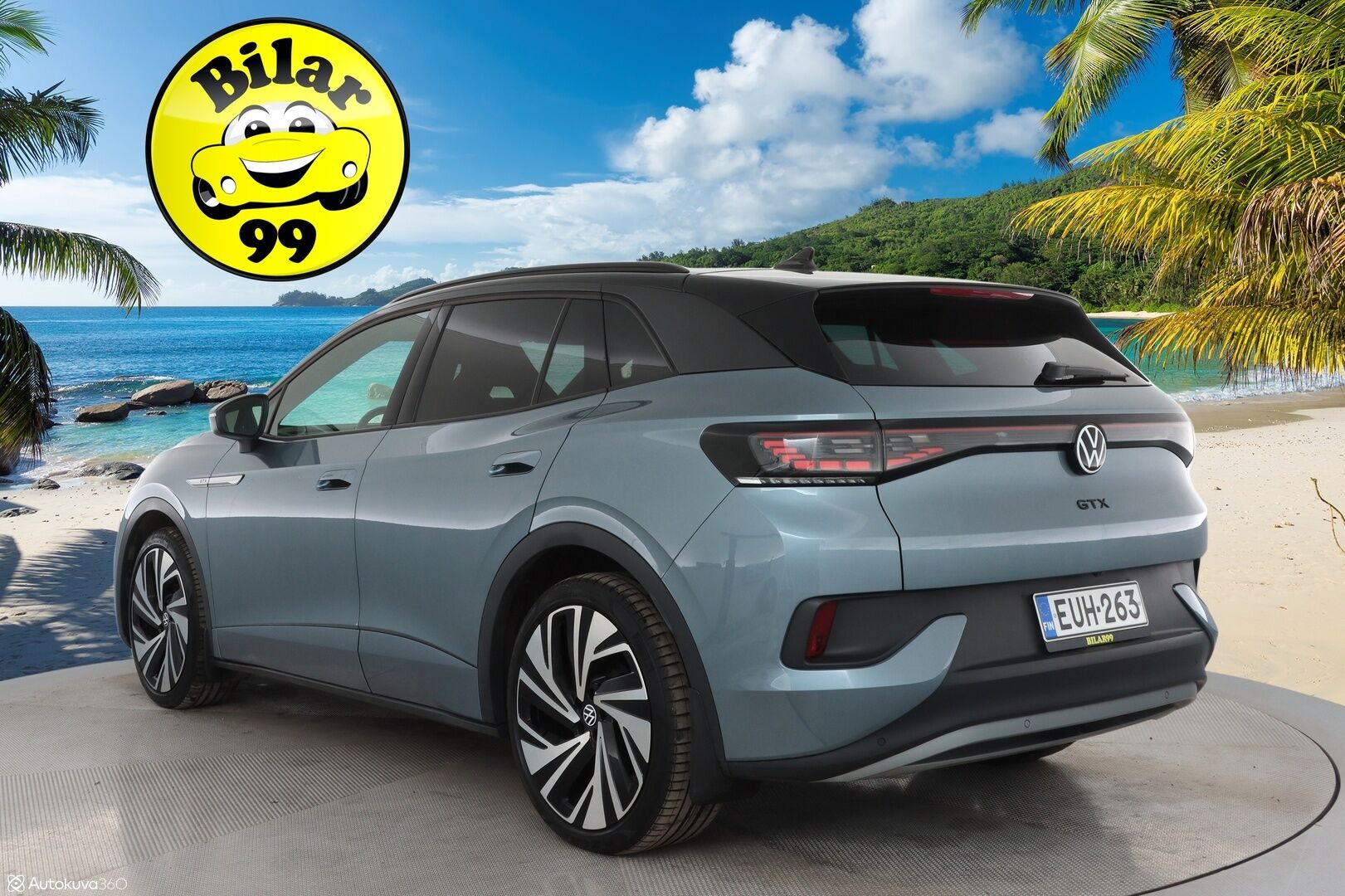 Volkswagen ID.4 2022 GTX Dual Motor AWD 77kWh *Lämpöpumppu / ACC / Vetokoukku / Navi / Matrix LED / Sporttinahat muistilla / Keyless / Kamera* - 3,99 % KORKOTARJOUS TÄHÄN AUTOON - Kahdet VW:n vanteet /  Lämpöpumpullinen / Neliveto