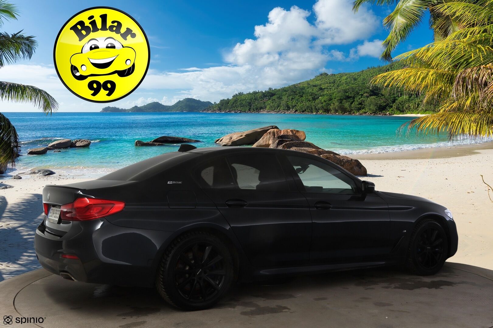 BMW 530 2019 G30 Sedan 530e A Charged Edition M Sport * Harman&Kardon / Dakota Nahat / P. Kamera / LED / Digimittaristo * - Vaaleat nahat / Kahdet renkaat aluvanteilla 