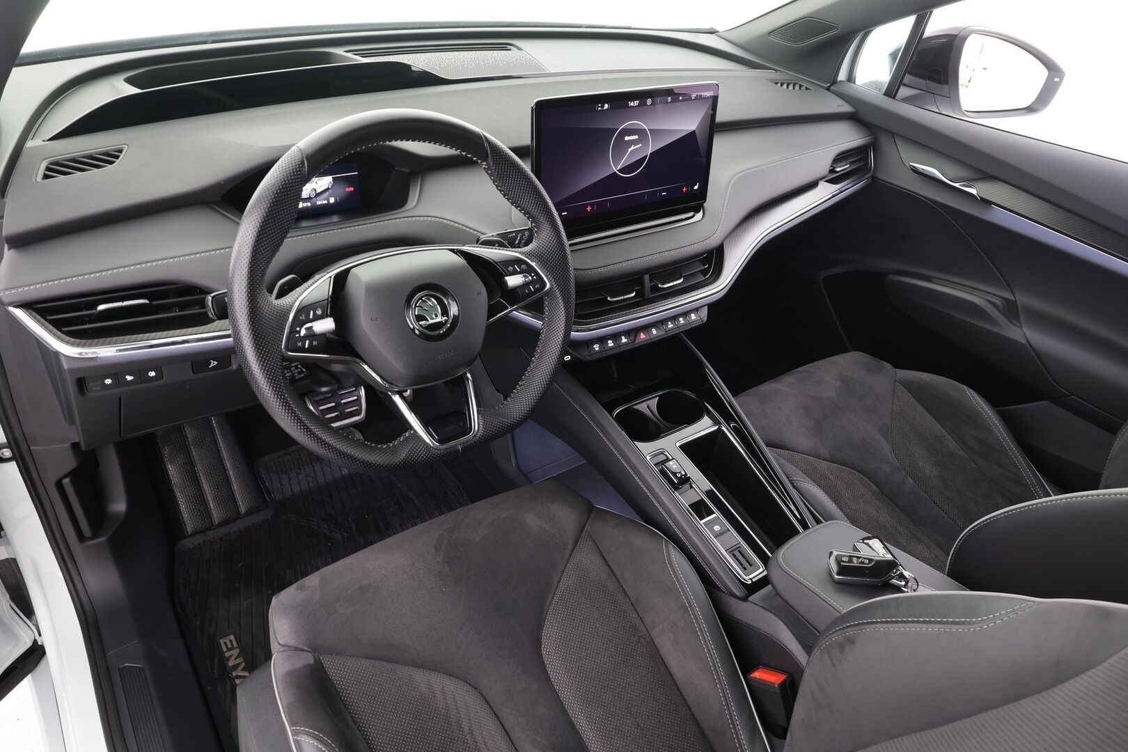 Skoda Enyaq 2022 80x 4x4 SportLine iV - | ACC | ILP | Koukku | Matrix-LED | Panorama | Muistipenkki | P.Kamera | Puolinahat | Keyless | Apple&Android |Suomi-auto | Kahdet Renkaat | Merkkihuollettu |
