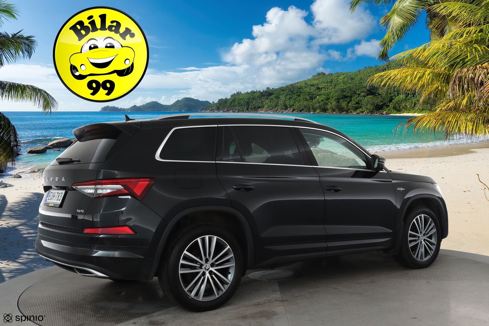 Skoda Kodiaq 2022 2.0 TDI 150 4x4 L&K DSG **Panorama / 360° / Webasto / Koukku / Adapt.Vakkari / Matrix-LED / Ilmastoidut Muistipenkit** - 3,99 % KORKOTARJOUS TÄHÄN AUTOON - 1-om Suomi-auto / Kahdet Renkaat / Huippu Varusteet!