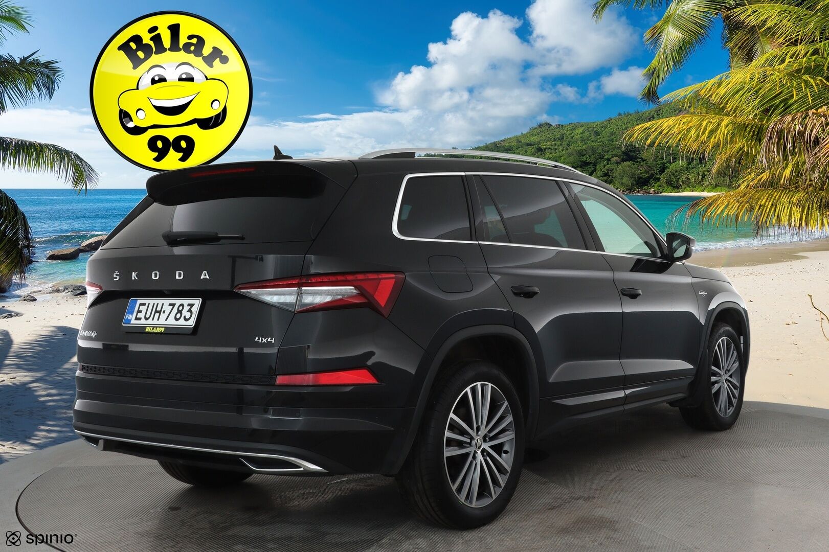 Skoda Kodiaq 2022 2.0 TDI 150 4x4 L&K DSG **Panorama / 360° / Webasto / Koukku / Adapt.Vakkari / Matrix-LED / Ilmastoidut Muistipenkit** - 3,99 % KORKOTARJOUS TÄHÄN AUTOON - 1-om Suomi-auto / Kahdet Renkaat / Huippu Varusteet!