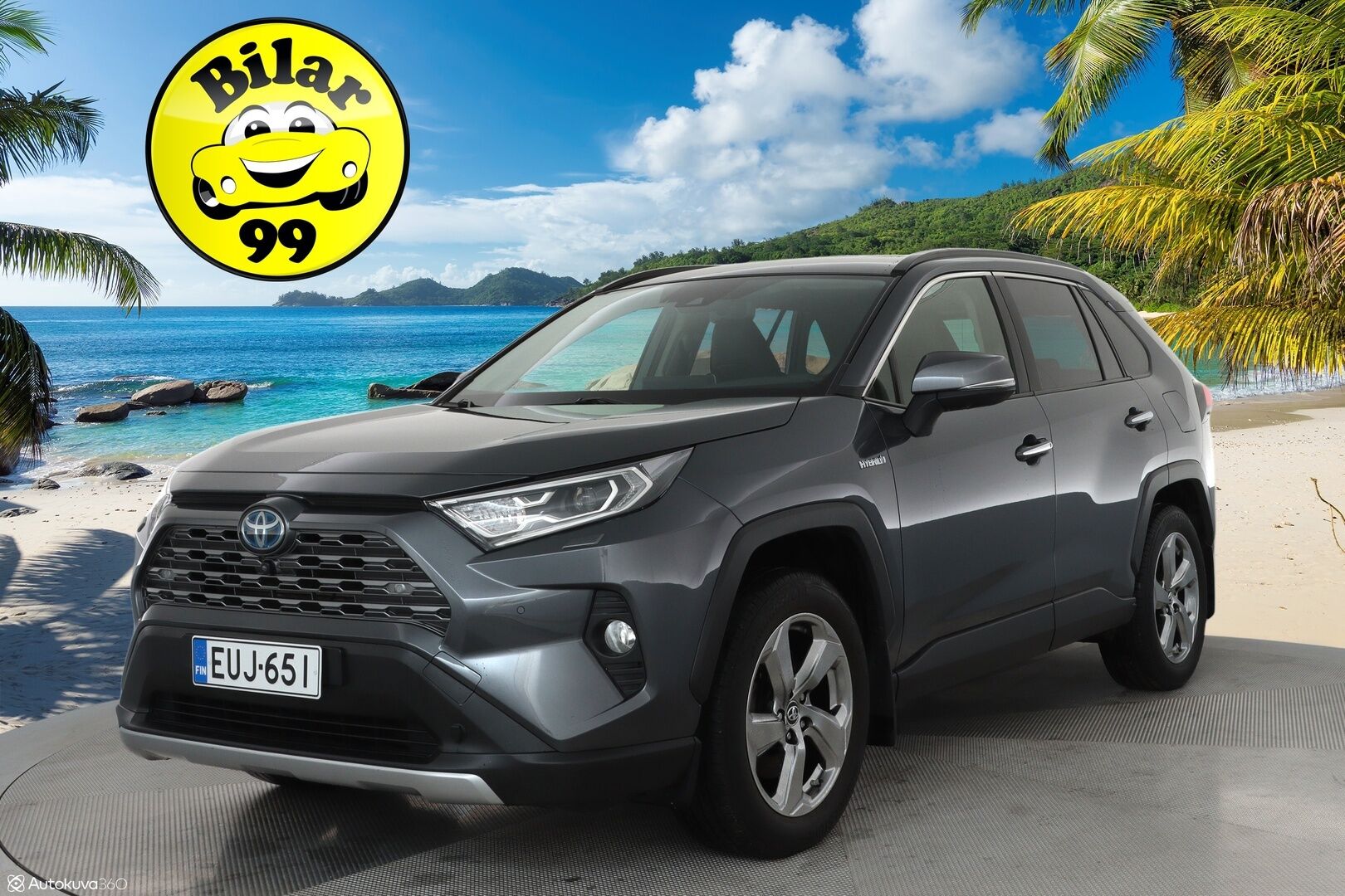Toyota RAV4 2019 2,5 Hybrid AWD-i Premium Business ** 360° Kamera / Adapt.Vakkari / LED-valot / Koukku / JBL / Ilmastoitu Muistipenkki ** - 3,99 % KORKOTARJOUS TÄHÄN AUTOON - 2x Renkaat