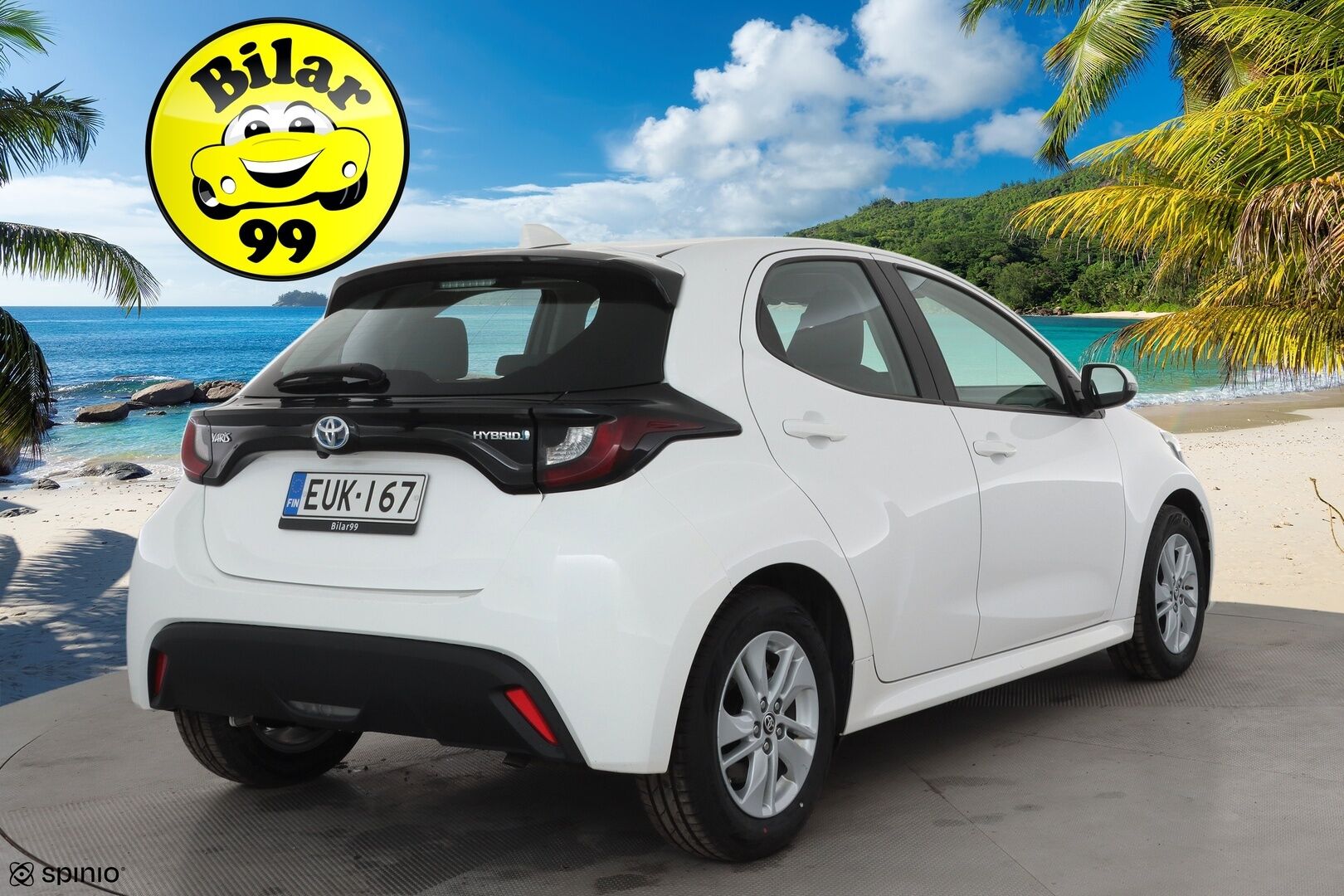 Toyota Yaris 2022 1,5 Hybrid Active * ACC / P.Kamera / Kaistavahti / Apple&Android / Navi / Keyless * - Suomi-auto / Kahdet renkaat aluvanteilla - HULLUT AVAJAISHULINAT KORKOTARJOUS 3,29 %
