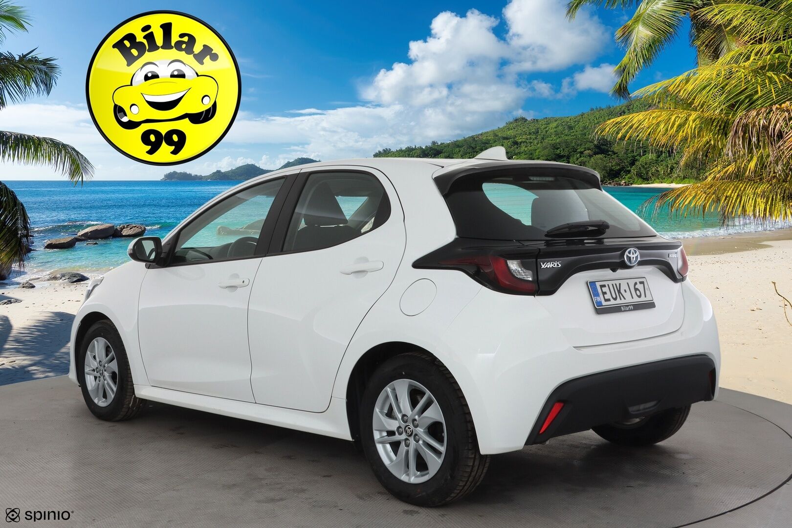 Toyota Yaris 2022 1,5 Hybrid Active * ACC / P.Kamera / Kaistavahti / Apple&Android / Navi / Keyless * - Suomi-auto / Kahdet renkaat aluvanteilla - HULLUT AVAJAISHULINAT KORKOTARJOUS 3,29 %