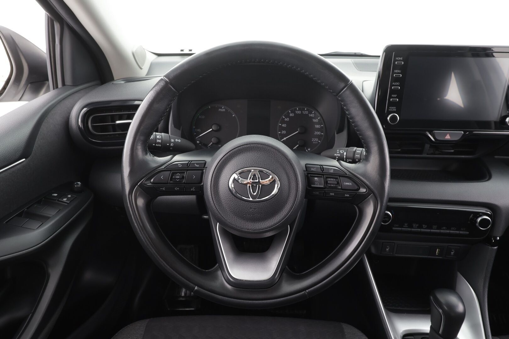 Toyota Yaris 2022 1,5 Hybrid Active * ACC / P.Kamera / Kaistavahti / Apple&Android / Navi / Keyless * - Suomi-auto / Kahdet renkaat aluvanteilla - HULLUT AVAJAISHULINAT KORKOTARJOUS 3,29 %