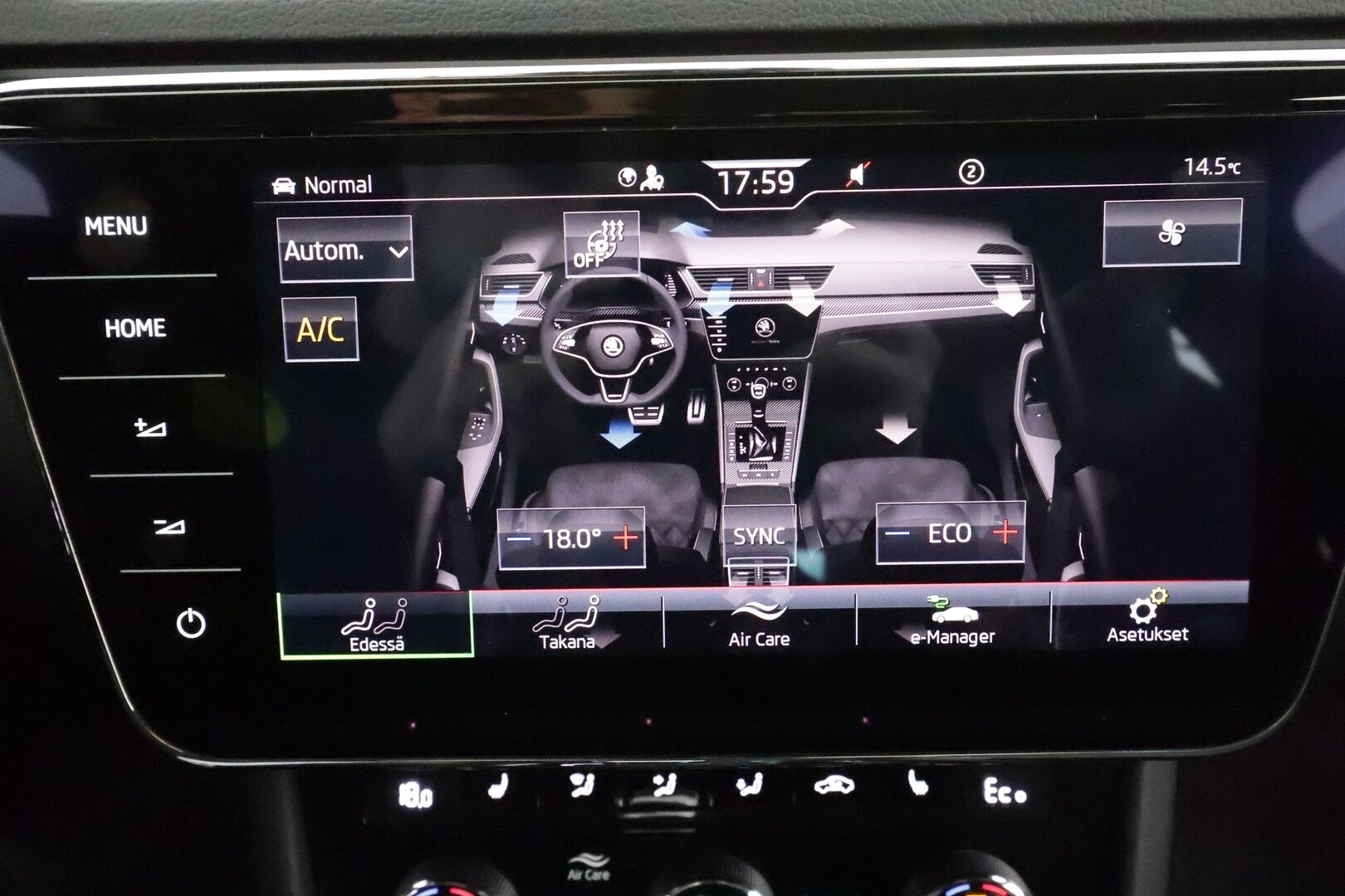 Skoda Superb 2020 Combi 1,4TSI PHEV SportLine iV DSG * Webasto / Koukku / ACC / Matrix-LED / Muistipenkki / P.kamera / Navi * - 2x Latauskaapelit / Kahdet renkaat - HULLUT VÄLIPÄIVÄT KORKOTARJOUS 2,49%