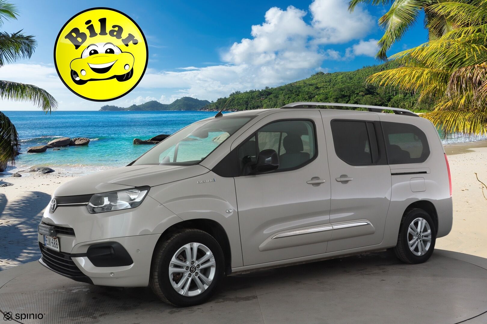 Toyota Proace CITY Verso EV 2022 L2 Premium 50 kWh 7-P - | Suomi-auto | Vakkari |  Koukku | P.Kamera | Navi | Kaistavahti | Digimittaristo | LED-Lisä | Keyless | Apple&Android |