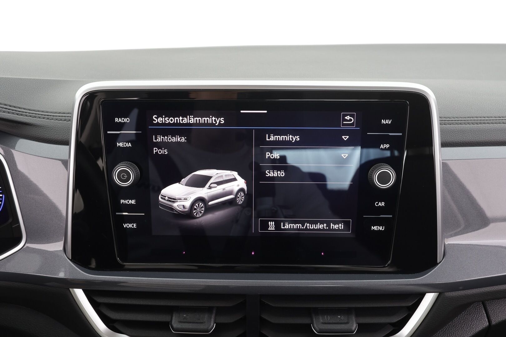 Volkswagen T-Roc 2023 Style Business 1,5 TSI EVO 110 kW DSG * ACC / P.tutkat / Webasto / IQ.Light / Digimittaristo / Facelift * - Suomi-auto / Kahdet renkaat aluvanteilla / Merkkihuollettu