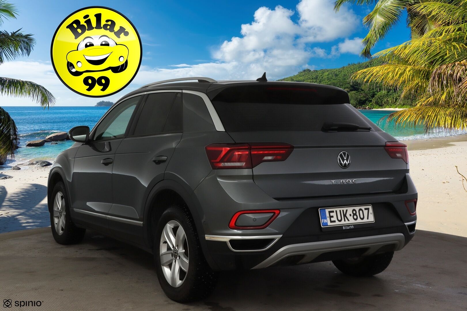 Volkswagen T-Roc 2023 Style Business 1,5 TSI EVO 110 kW DSG * ACC / P.tutkat / Webasto / IQ.Light / Digimittaristo / Facelift * - Suomi-auto / Kahdet renkaat aluvanteilla / Merkkihuollettu