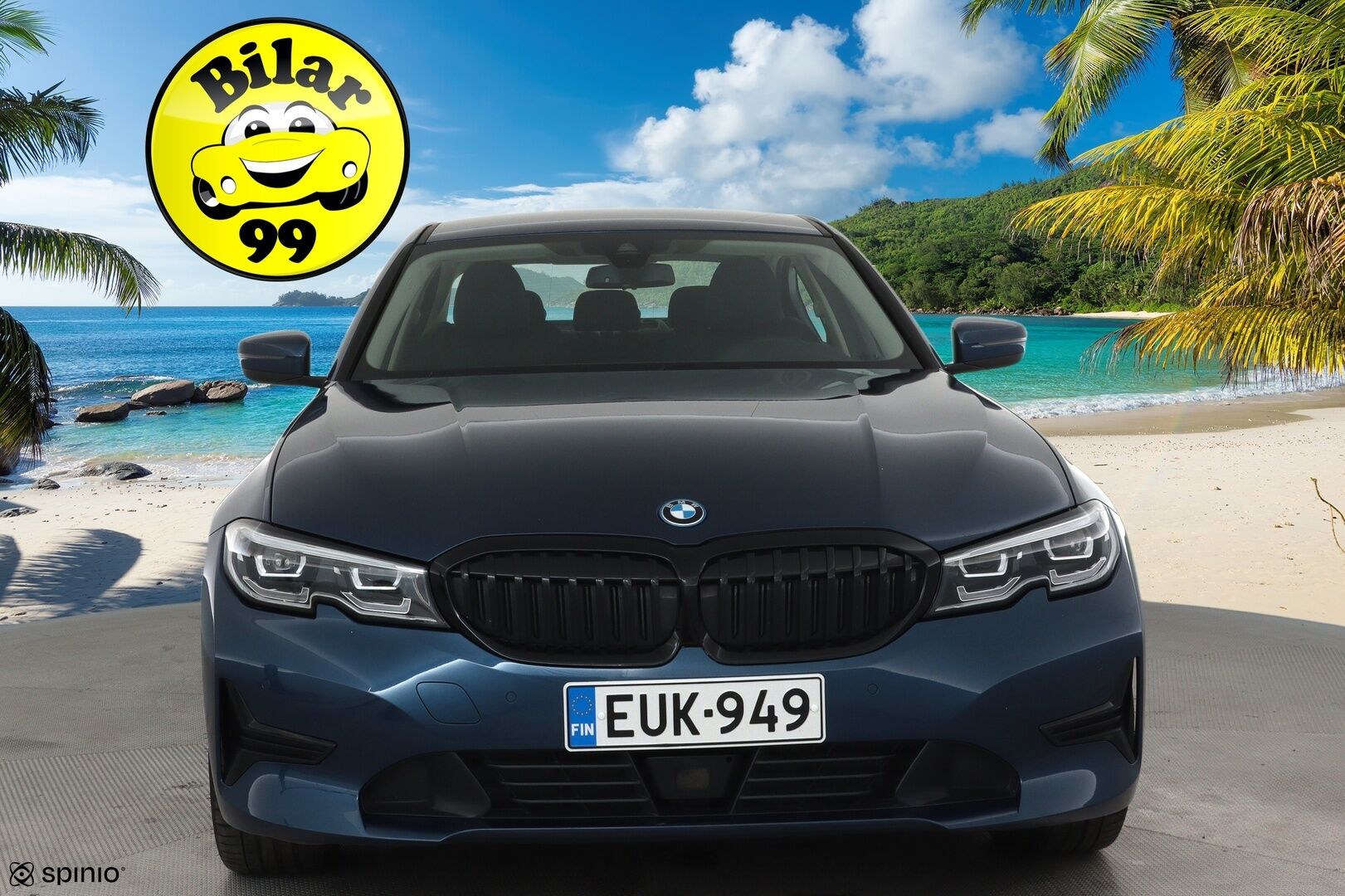 BMW 330 2022 G20 Sedan 330e xDrive A Charged Edition Sport **Adapt.vakkari / Hifit / P.tutkat / Comfort Access / Adapt.LED** - 3,99 % KORKOTARJOUS TÄHÄN AUTOON - Suomi-auto / Merkkihuollettu / Kahdet renkaat aluvanteilla / Digimittaristo / Puolinahat / Sähköpenkit, kuskin muistilla / Sporttipenkit 