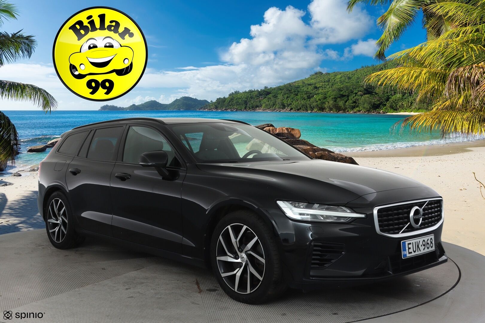 Volvo V60 2020 T8 TwE AWD R-Design aut **Adapt.vakkari / Full LED / BLIS / Koukku / Muistipenkki / Sporttipenkit** - Kahdet renkaat aluvanteilla / Merkkihuollettu / Penkinlämmittimet takana / Ratinlämmitin / Puolinahat / High Performance Audio