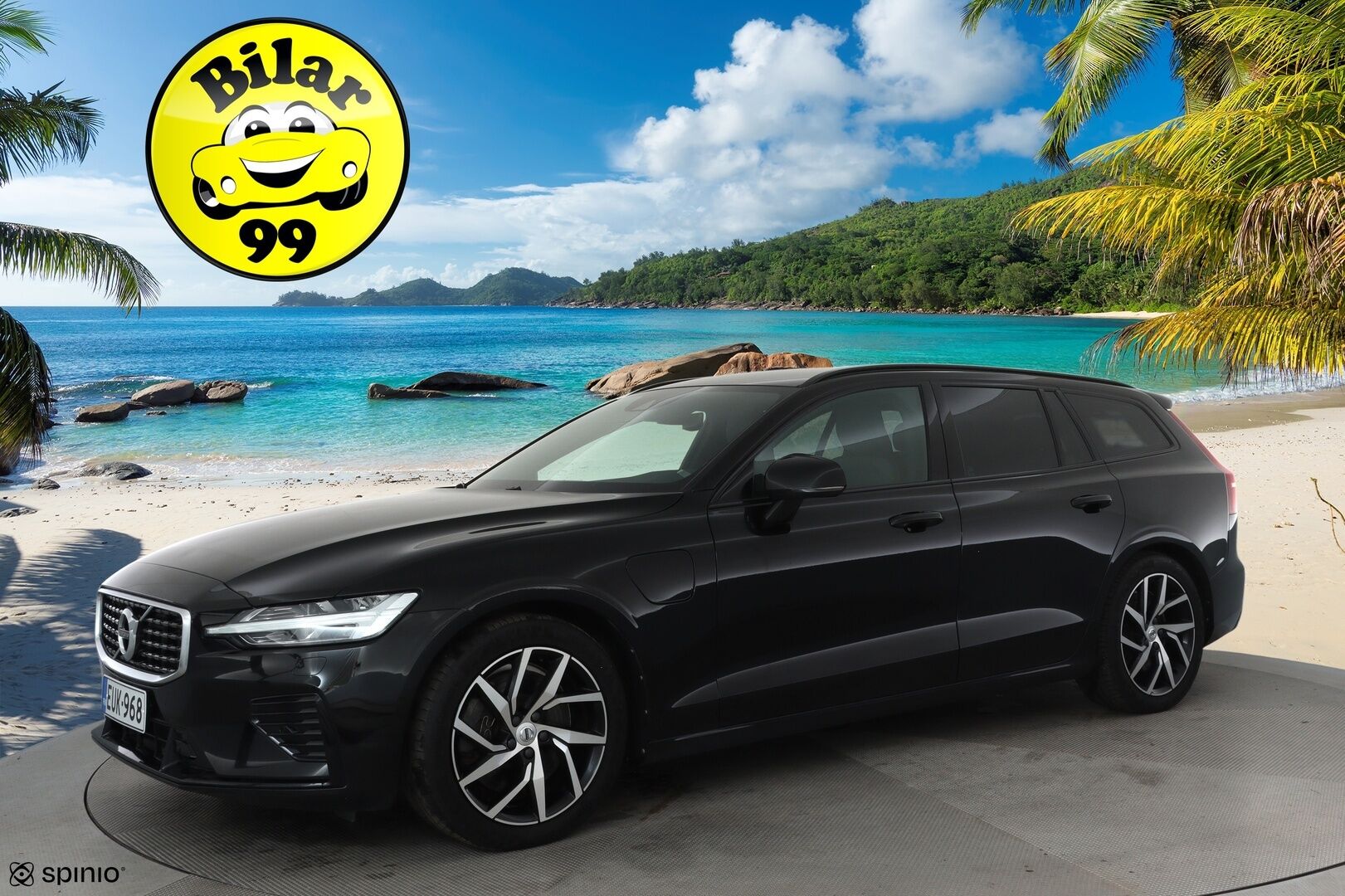 Volvo V60 2020 T8 TwE AWD R-Design aut **Adapt.vakkari / Full LED / BLIS / Koukku / Muistipenkki / Sporttipenkit** - Kahdet renkaat aluvanteilla / Merkkihuollettu / Penkinlämmittimet takana / Ratinlämmitin / Puolinahat / High Performance Audio