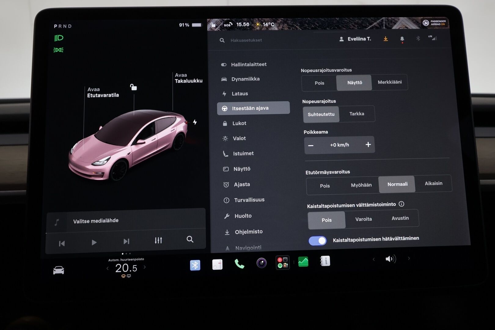 Tesla Model 3 2021 Performance - | ACC | ILP | Matrix-LED | Lasikatto | Premium Audio | Sähkönahat | Muistipenkki | P.kamera ja tutkat | Autosteer | Track mode | 2x renkaat | 