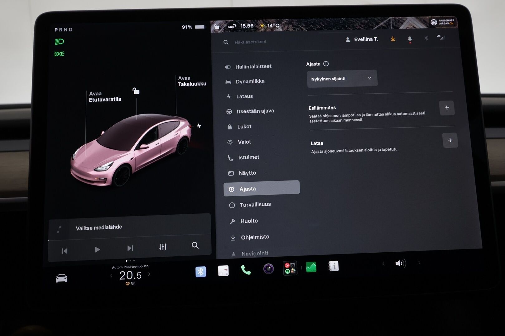 Tesla Model 3 2021 Performance - | ACC | ILP | Matrix-LED | Lasikatto | Premium Audio | Sähkönahat | Muistipenkki | P.kamera ja tutkat | Autosteer | Track mode | 2x renkaat | 