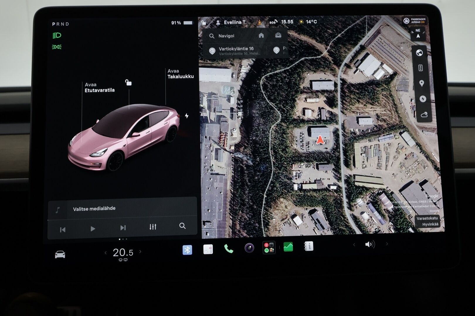 Tesla Model 3 2021 Performance - | ACC | ILP | Matrix-LED | Lasikatto | Premium Audio | Sähkönahat | Muistipenkki | P.kamera ja tutkat | Autosteer | Track mode | 2x renkaat | 