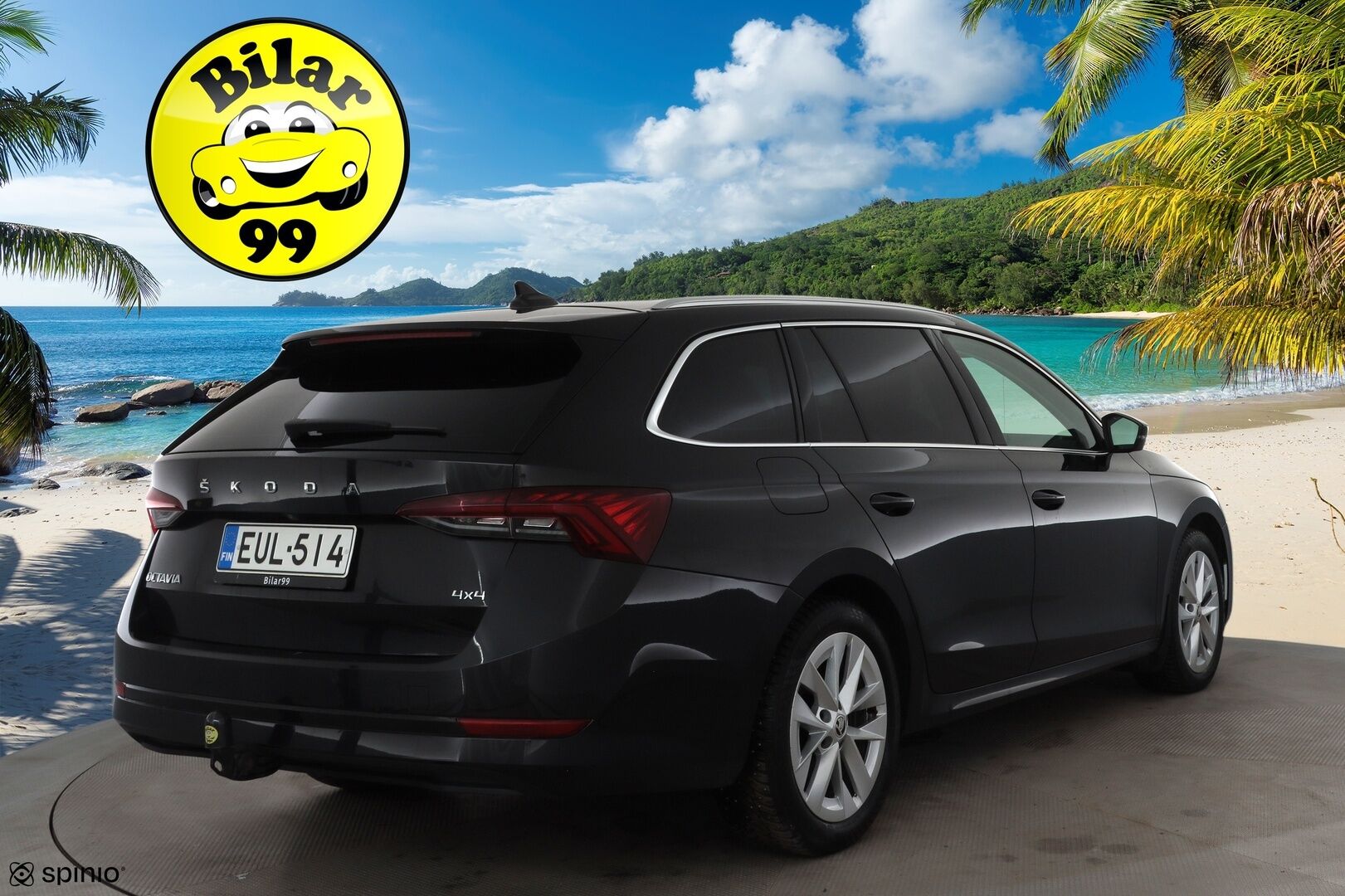Skoda Octavia 2022 Combi 2.0 TDI 150 4x4 Style DSG . *  ACC  /  Webasto / Matrix LED  /  P.Kamera  /  Koukku  /  Hierovat penkit / Navi * - Suomi-auto / Merkkihuollettu / Kahdet renkaat / Juuri katsastettu