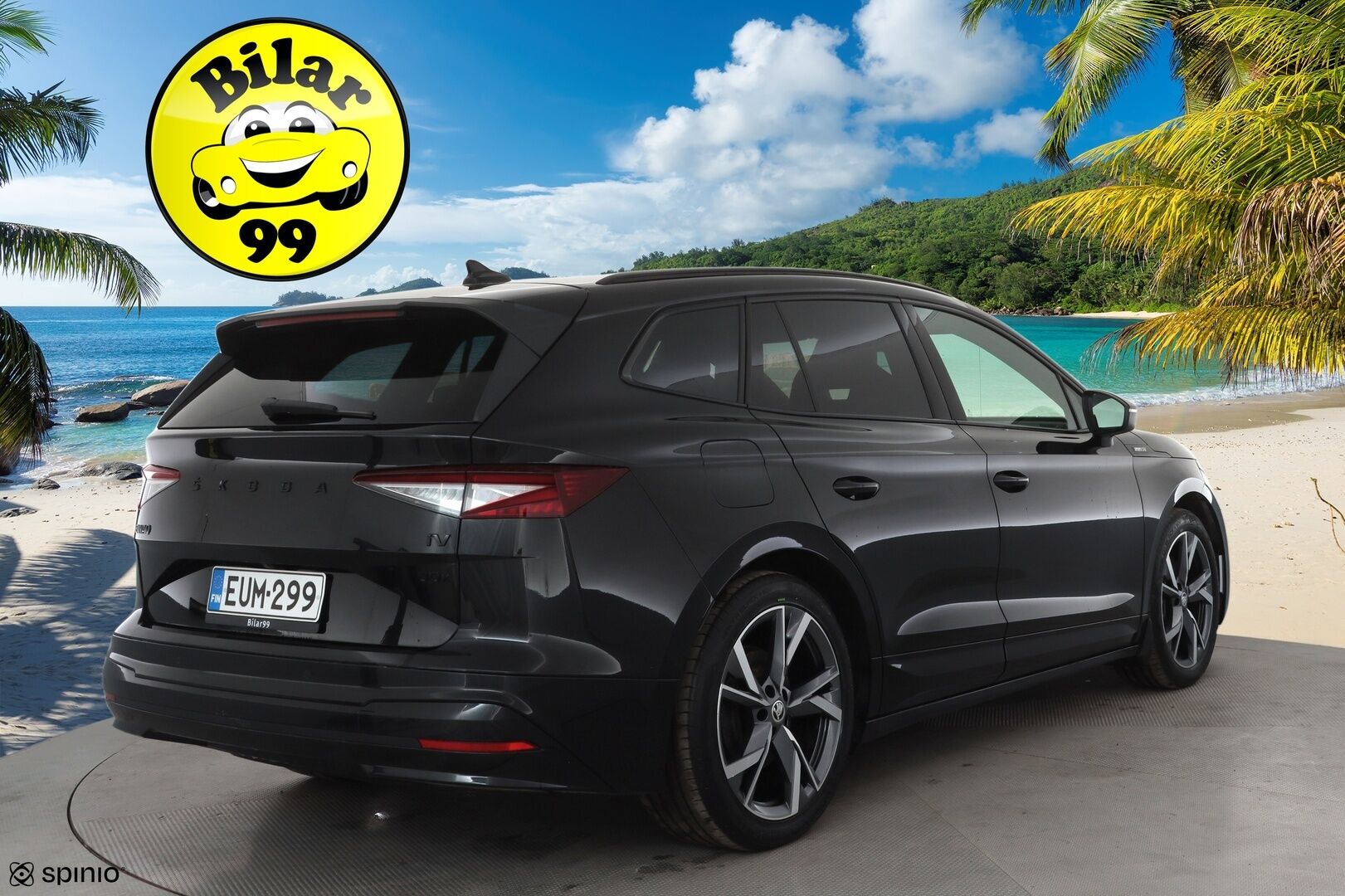 Skoda Enyaq 2023 80x 4x4 SportLine iV * ACC / ILP / Koukku / Skoda Crystal Matrix-LED / Muistipenkki / P.Kamera / Keyless / Apple&Android * - 1.Om Suomi-auto / Kahdet Renkaat / Koti & Kauppaaturi - HULLUT AVAJAISHULINAT KORKOTARJOUS 3,29 %