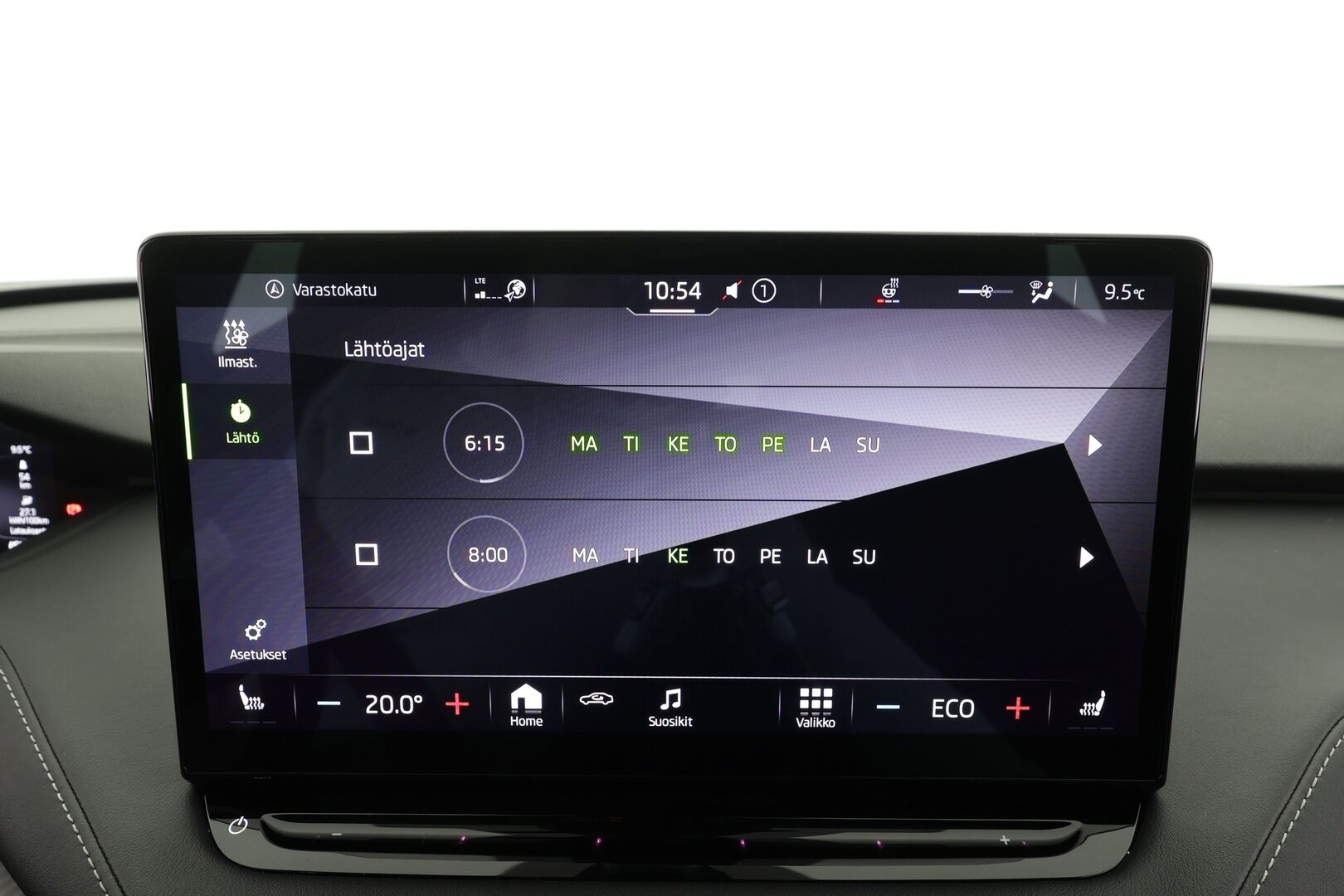 Skoda Enyaq 2023 80x 4x4 SportLine iV * ACC / ILP / Koukku / Skoda Crystal Matrix-LED / Muistipenkki / P.Kamera / Keyless / Apple&Android * - 1.Om Suomi-auto / Kahdet Renkaat / Koti & Kauppaaturi - HULLUT AVAJAISHULINAT KORKOTARJOUS 3,29 %