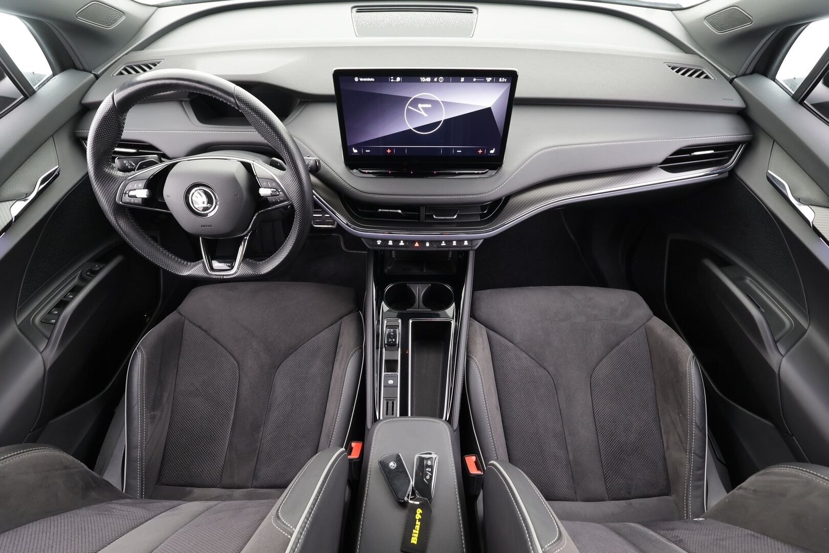 Skoda Enyaq 2023 80x 4x4 SportLine iV * ACC / ILP / Koukku / Skoda Crystal Matrix-LED / Muistipenkki / P.Kamera / Keyless / Apple&Android * - 1.Om Suomi-auto / Kahdet Renkaat / Koti & Kauppaaturi - HULLUT AVAJAISHULINAT KORKOTARJOUS 3,29 %