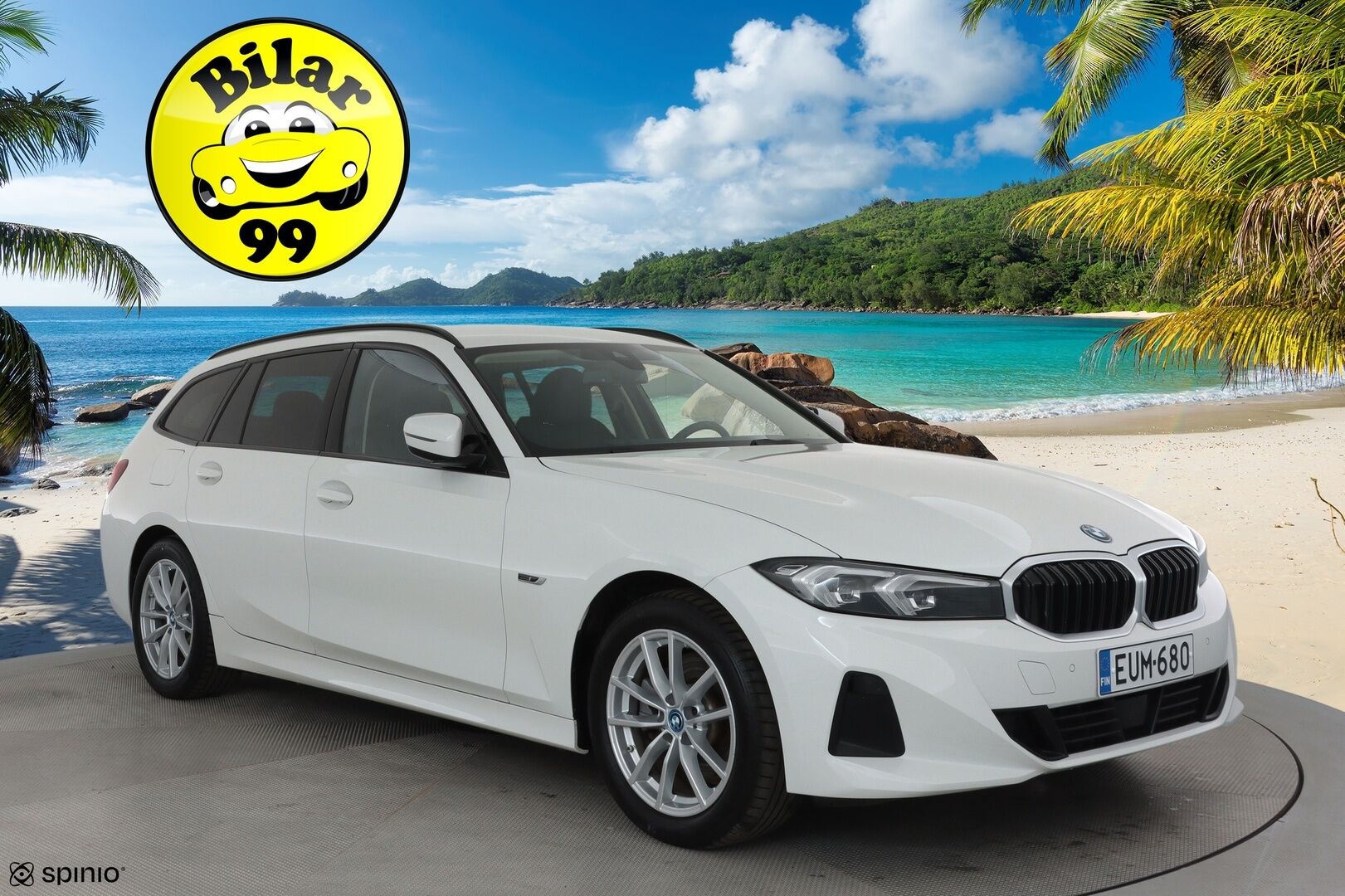 BMW 330 2023 G21 Touring 330e xDrive A Charged Edition **Adapt.vakkari / Hifit / Comfort Access / LED / Widescreen / P.tutkat** - 3,99 % KORKOTARJOUS TÄHÄN AUTOON - 1.Om Suomi-auto / Kahdet renkaat aluvanteilla / Sporttipenkit / Mustat nahat