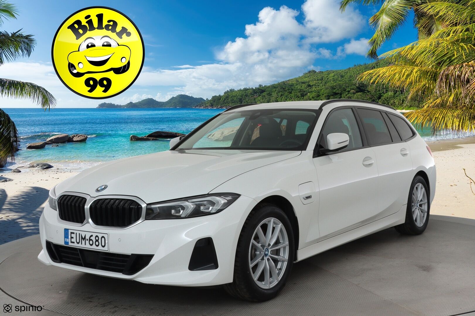 BMW 330 2023 G21 Touring 330e xDrive A Charged Edition **Adapt.vakkari / Hifit / Comfort Access / LED / Widescreen / P.tutkat** - 3,99 % KORKOTARJOUS TÄHÄN AUTOON - 1.Om Suomi-auto / Kahdet renkaat aluvanteilla / Sporttipenkit / Mustat nahat