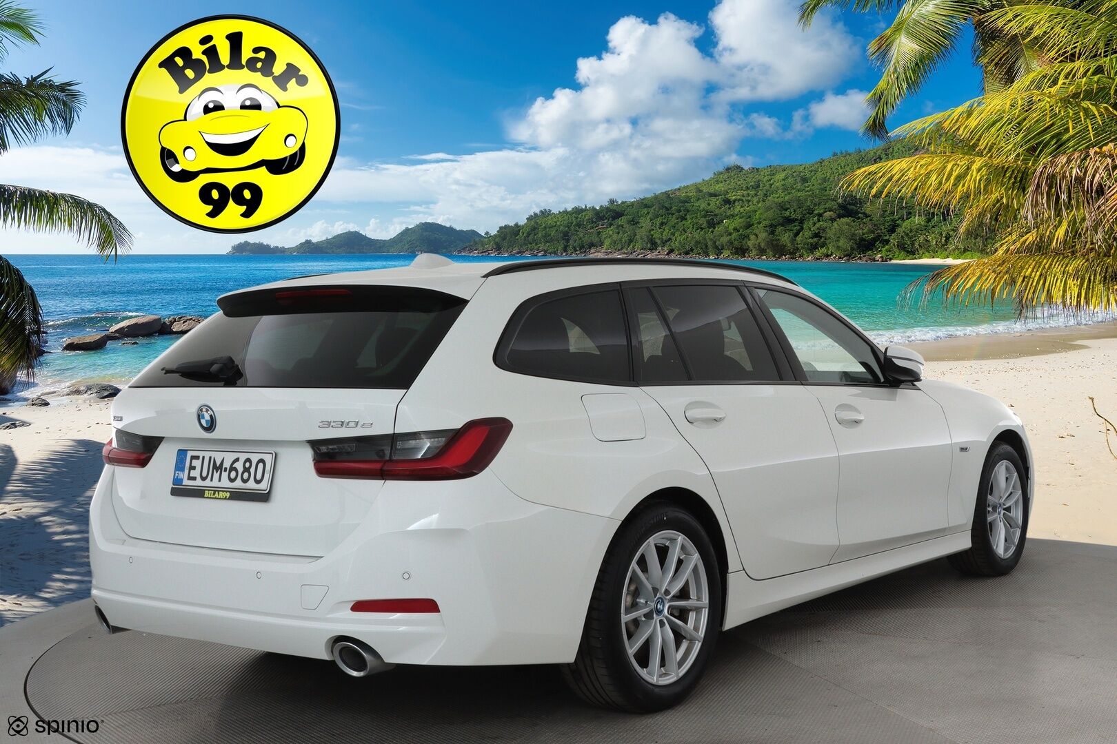 BMW 330 2023 G21 Touring 330e xDrive A Charged Edition **Adapt.vakkari / Hifit / Comfort Access / LED / Widescreen / P.tutkat** - 3,99 % KORKOTARJOUS TÄHÄN AUTOON - 1.Om Suomi-auto / Kahdet renkaat aluvanteilla / Sporttipenkit / Mustat nahat