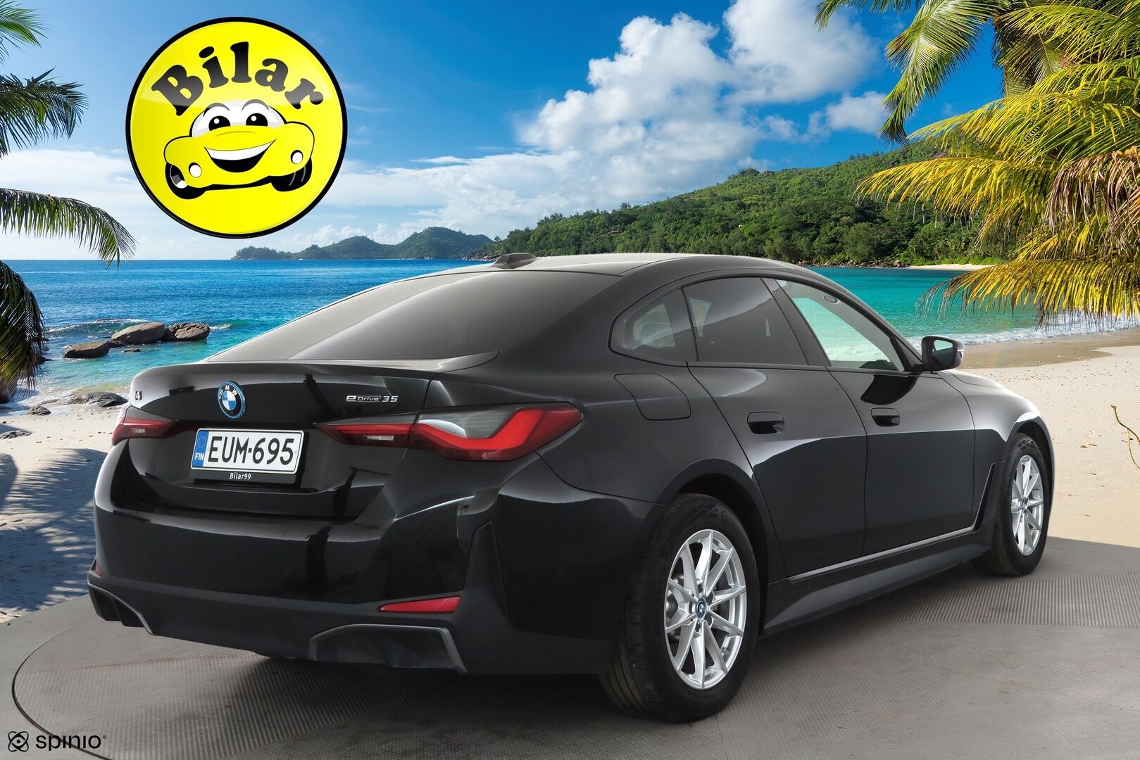 BMW i4 2023 eDrive35 - | ACC | Akkukäyttöine | Koukku | Hifit | P.kamera | Sporttipenkit | Widescreen | Puolinahat | 1.Om Suomi-auto | Kahdet Renkaat | Merkkihuollettu |