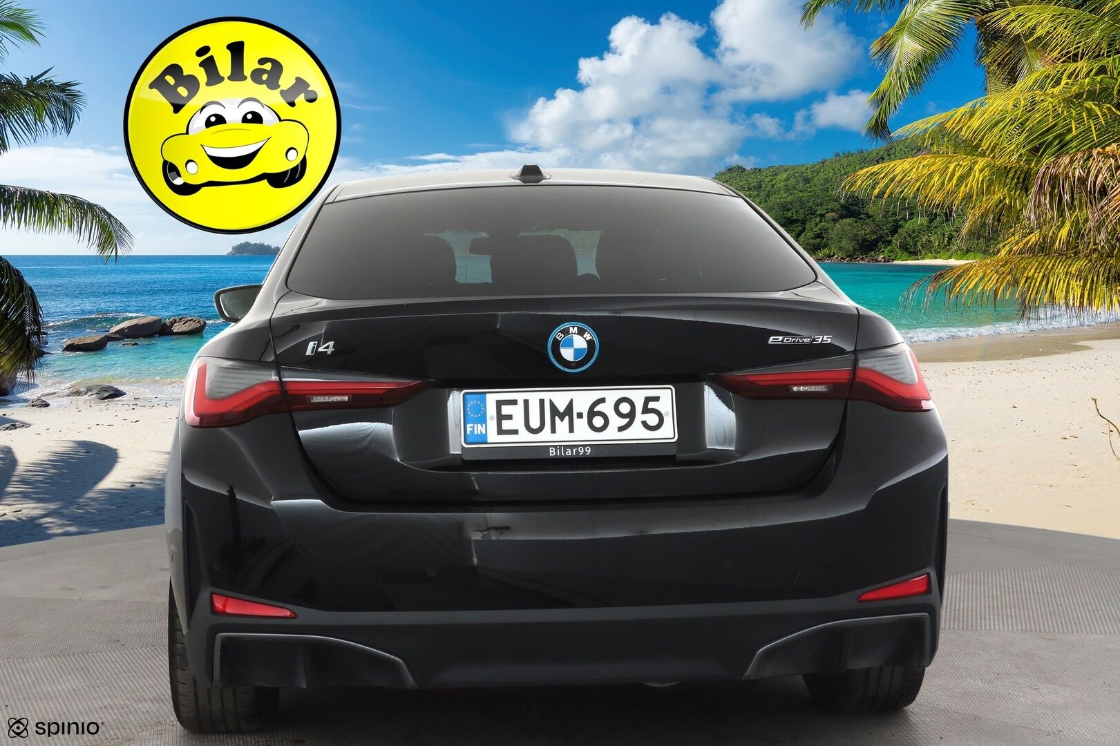 BMW i4 2023 eDrive35 - | ACC | Akkukäyttöine | Koukku | Hifit | P.kamera | Sporttipenkit | Widescreen | Puolinahat | 1.Om Suomi-auto | Kahdet Renkaat | Merkkihuollettu |