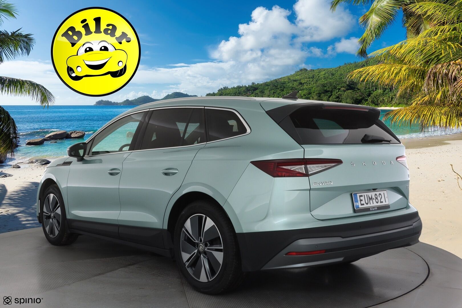 Skoda Enyaq 2023 80x 4x4 iV * ACC / ILP / Matrix-LED / Panorama / Muistipenkit / P.kamera / Keyless / Apple&Android * - 1.Om Suomi-Auto / Kahdet Renkaat