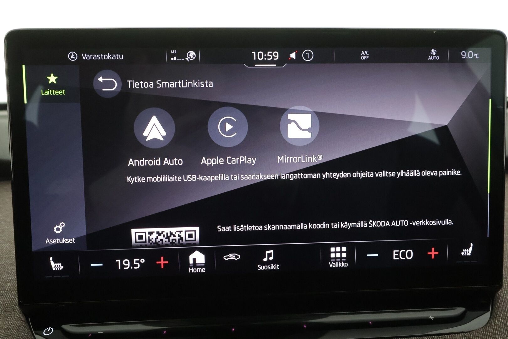 Skoda Enyaq 2023 80x 4x4 iV * ACC / ILP / Matrix-LED / Panorama / Muistipenkit / P.kamera / Keyless / Apple&Android * - 1.Om Suomi-Auto / Kahdet Renkaat