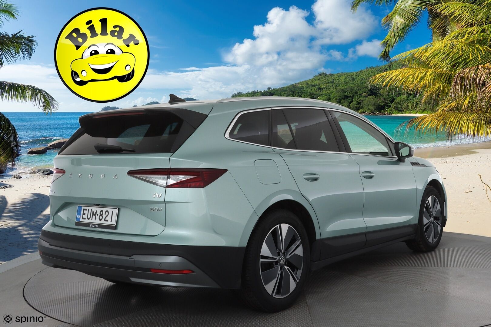 Skoda Enyaq 2023 80x 4x4 iV * ACC / ILP / Matrix-LED / Panorama / Muistipenkit / P.kamera / Keyless / Apple&Android * - 1.Om Suomi-Auto / Kahdet Renkaat