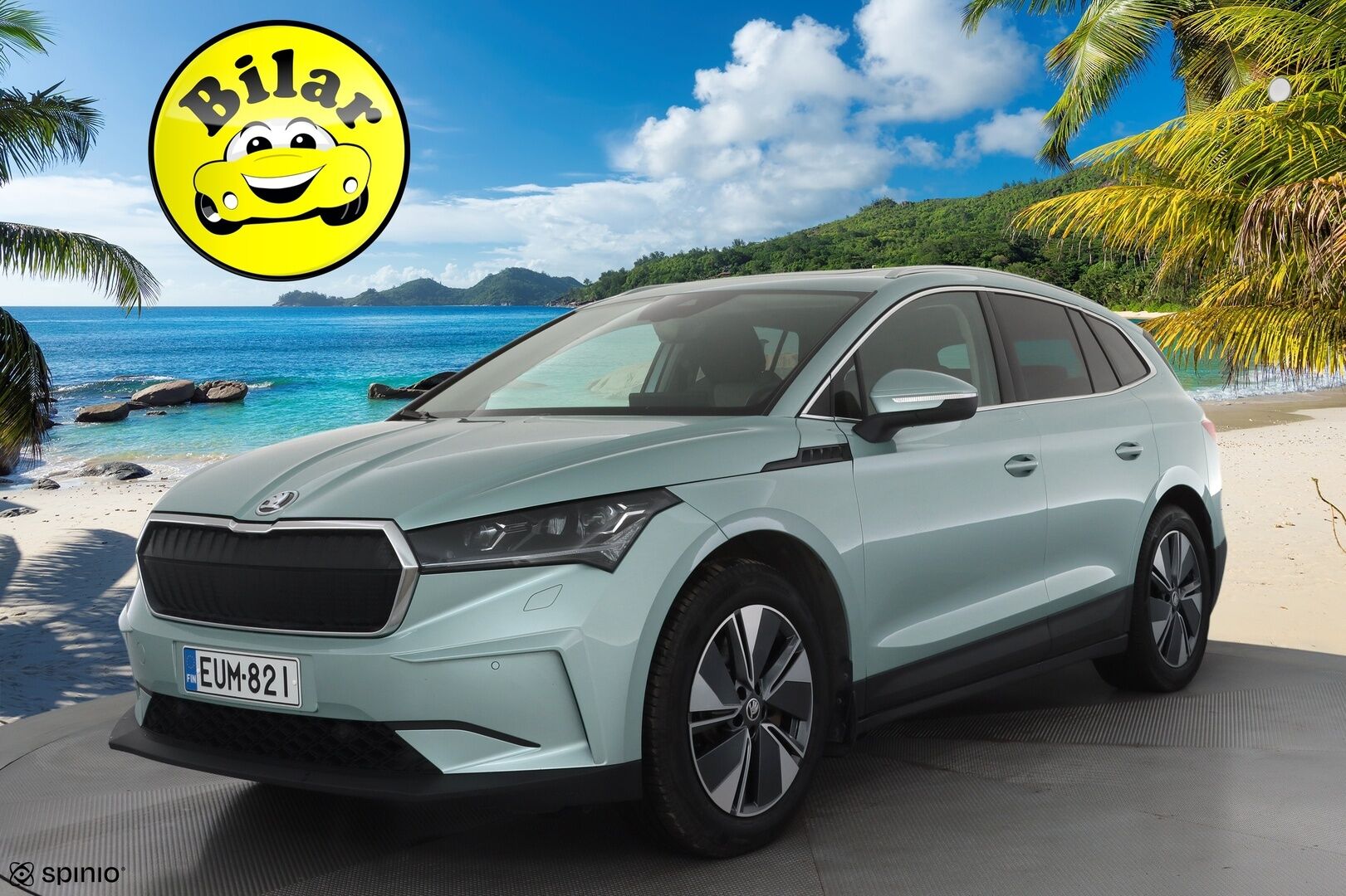 Skoda Enyaq 2023 80x 4x4 iV * ACC / ILP / Matrix-LED / Panorama / Muistipenkit / P.kamera / Keyless / Apple&Android * - 1.Om Suomi-Auto / Kahdet Renkaat
