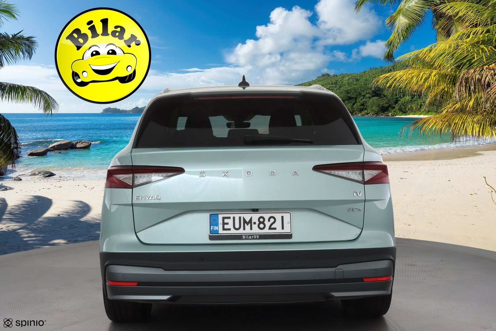 Skoda Enyaq 2023 80x 4x4 iV * ACC / ILP / Matrix-LED / Panorama / Muistipenkit / P.kamera / Keyless / Apple&Android * - 1.Om Suomi-Auto / Kahdet Renkaat