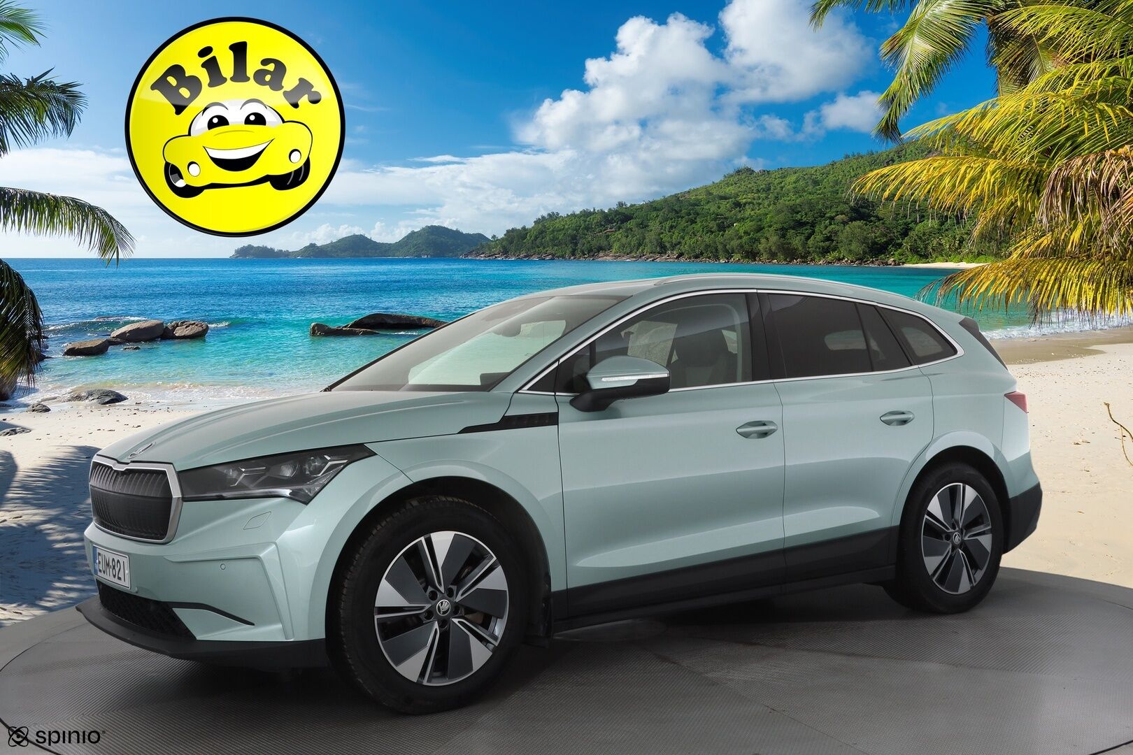Skoda Enyaq 2023 80x 4x4 iV * ACC / ILP / Matrix-LED / Panorama / Muistipenkit / P.kamera / Keyless / Apple&Android * - 1.Om Suomi-Auto / Kahdet Renkaat