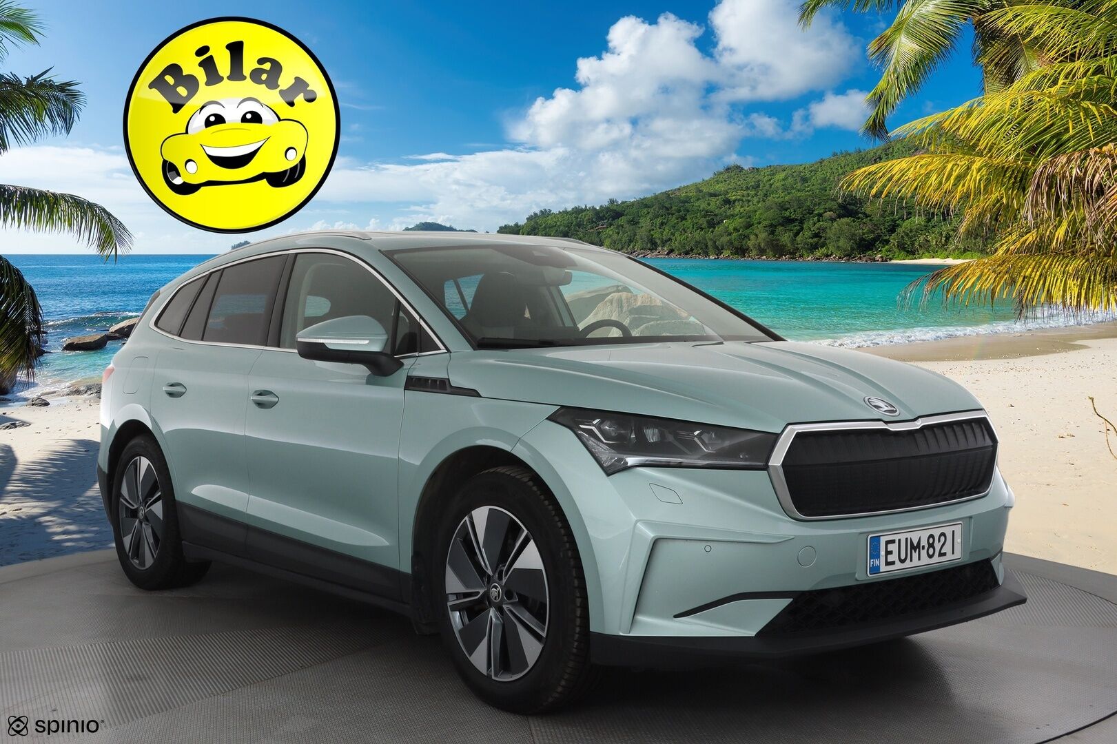 Skoda Enyaq 2023 80x 4x4 iV * ACC / ILP / Matrix-LED / Panorama / Muistipenkit / P.kamera / Keyless / Apple&Android * - 1.Om Suomi-Auto / Kahdet Renkaat