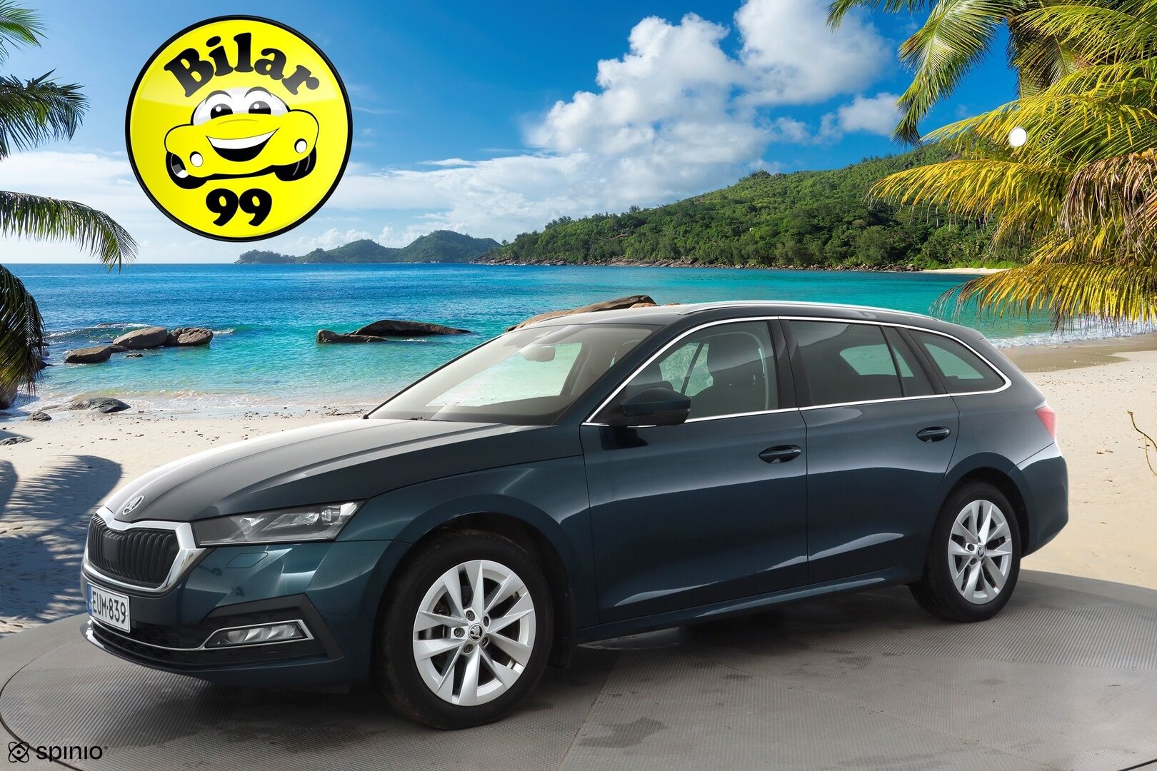 Skoda Octavia 2023 Combi 1.5 TSI Style eTEC DSG * Koukku / ACC / Webasto / Matrix-LED /  P.Kamera / Smartlink / Keyless * - 1-om Suomi-auto / Kahdet renkaat aluvanteilla / Merkkihuollot