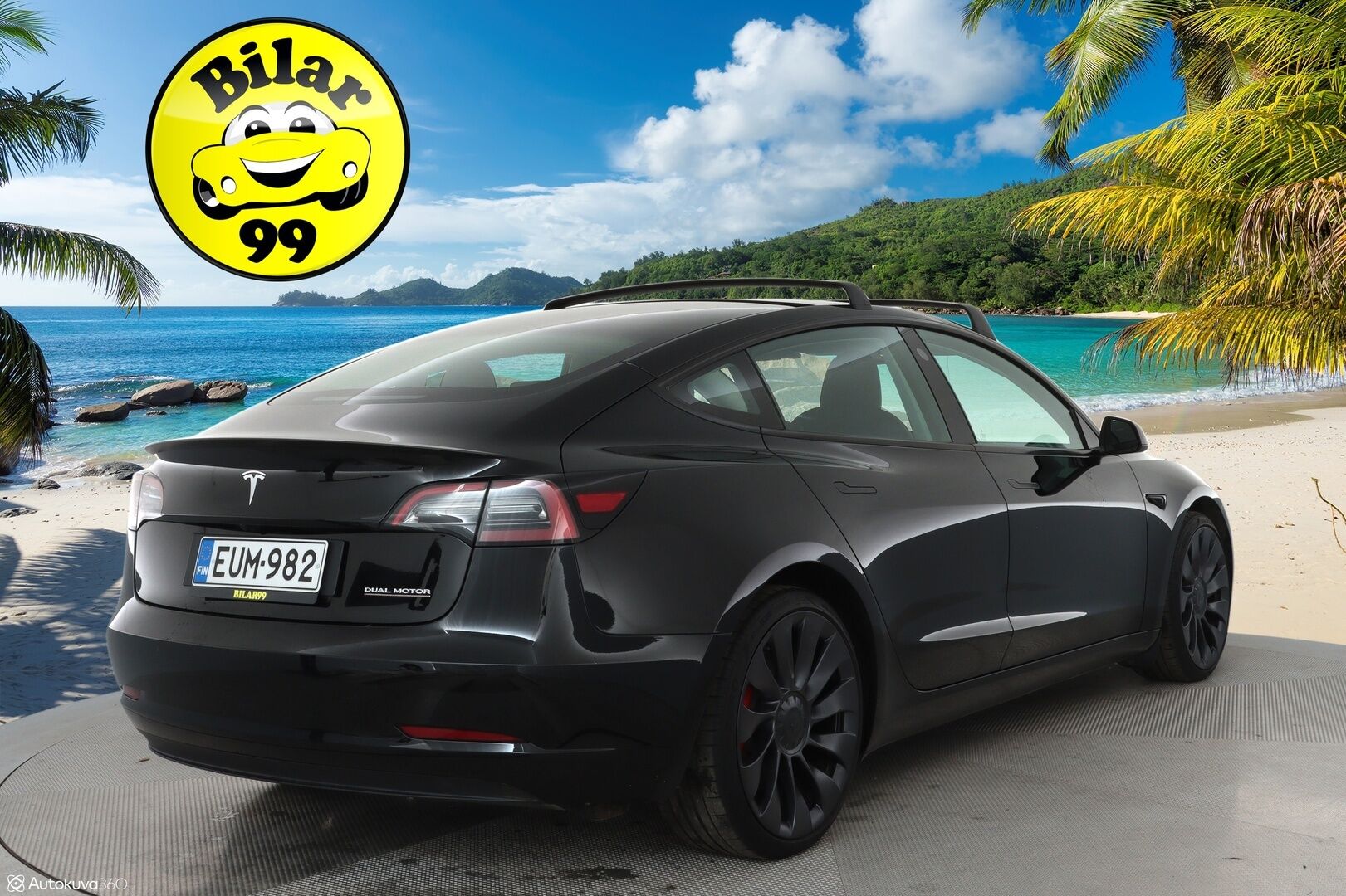 Tesla Model 3 2023 Performance - 3,99 % KORKOTARJOUS TÄHÄN AUTOON - 1Om Suomiauto / Autopilot / ILP / Premium Audio / Kattokaiteet / 2x Renkaat aluvantein / Aviloo akkutesti 96/100!