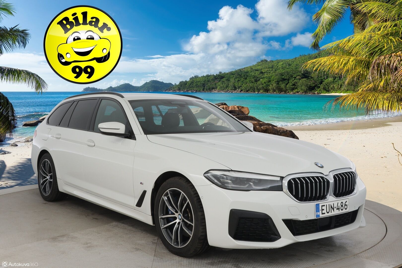 BMW 530 2021 G31 Touring 530e xDrive M Sport - 3,99 % KORKOTARJOUS TÄHÄN AUTOON - Adapt.vakkari / Harman & Kardon / Vetokoukku / P-Kamera / Nahkasisusta