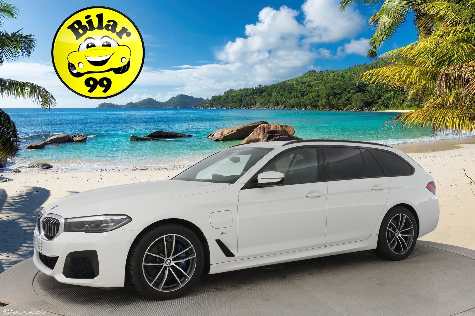 BMW 530 2021 G31 Touring 530e xDrive M Sport - 3,99 % KORKOTARJOUS TÄHÄN AUTOON - Adapt.vakkari / Harman & Kardon / Vetokoukku / P-Kamera / Nahkasisusta