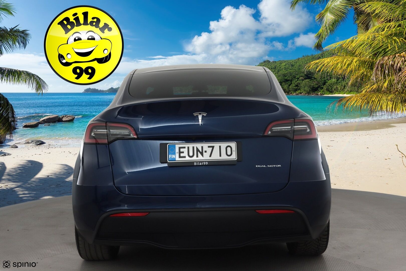 Tesla Model Y 2023 Long Range * Koukku / ILP / ACC / Matrix-LED / P.kamera / Muistipenkki / Premium Audio / Navi / Kaistavahti / Keyless * - Suomi-auto / Akku kuntotarkastettu SoH 94,6% / 2x Latauskaapelit / Kahdet renkaat