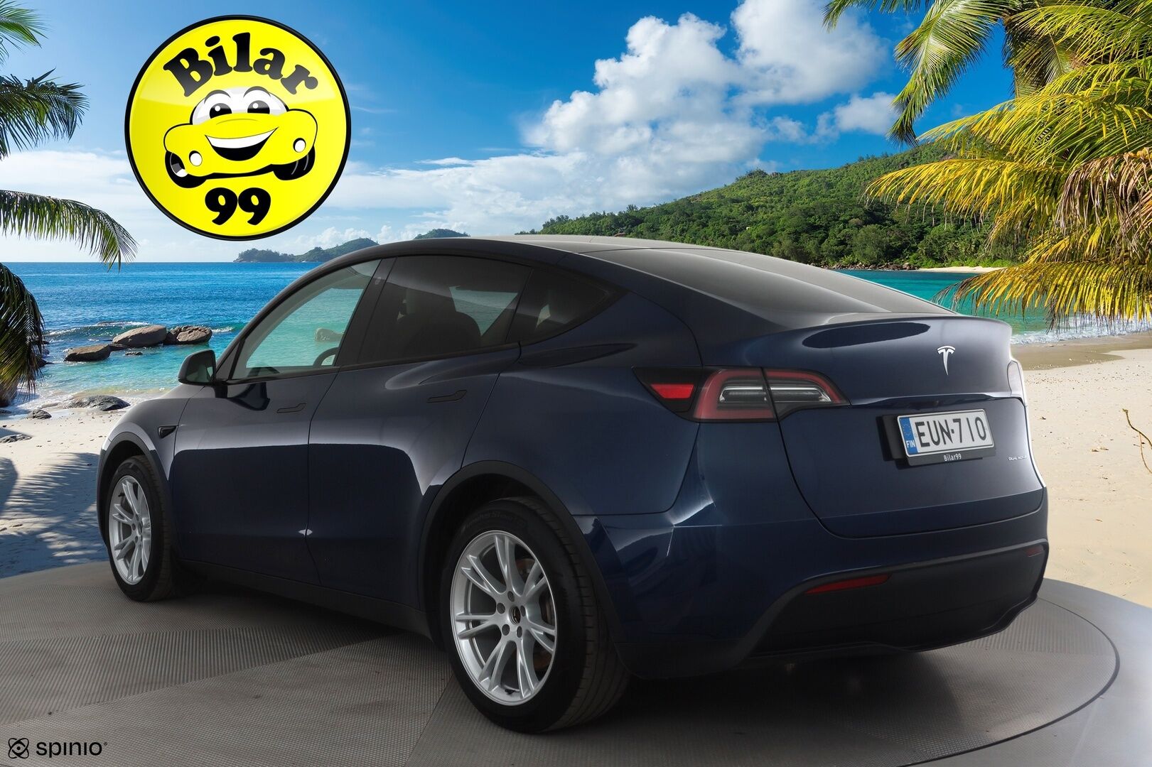 Tesla Model Y 2023 Long Range * Koukku / ILP / ACC / Matrix-LED / P.kamera / Muistipenkki / Premium Audio / Navi / Kaistavahti / Keyless * - Suomi-auto / Akku kuntotarkastettu SoH 94,6% / 2x Latauskaapelit / Kahdet renkaat