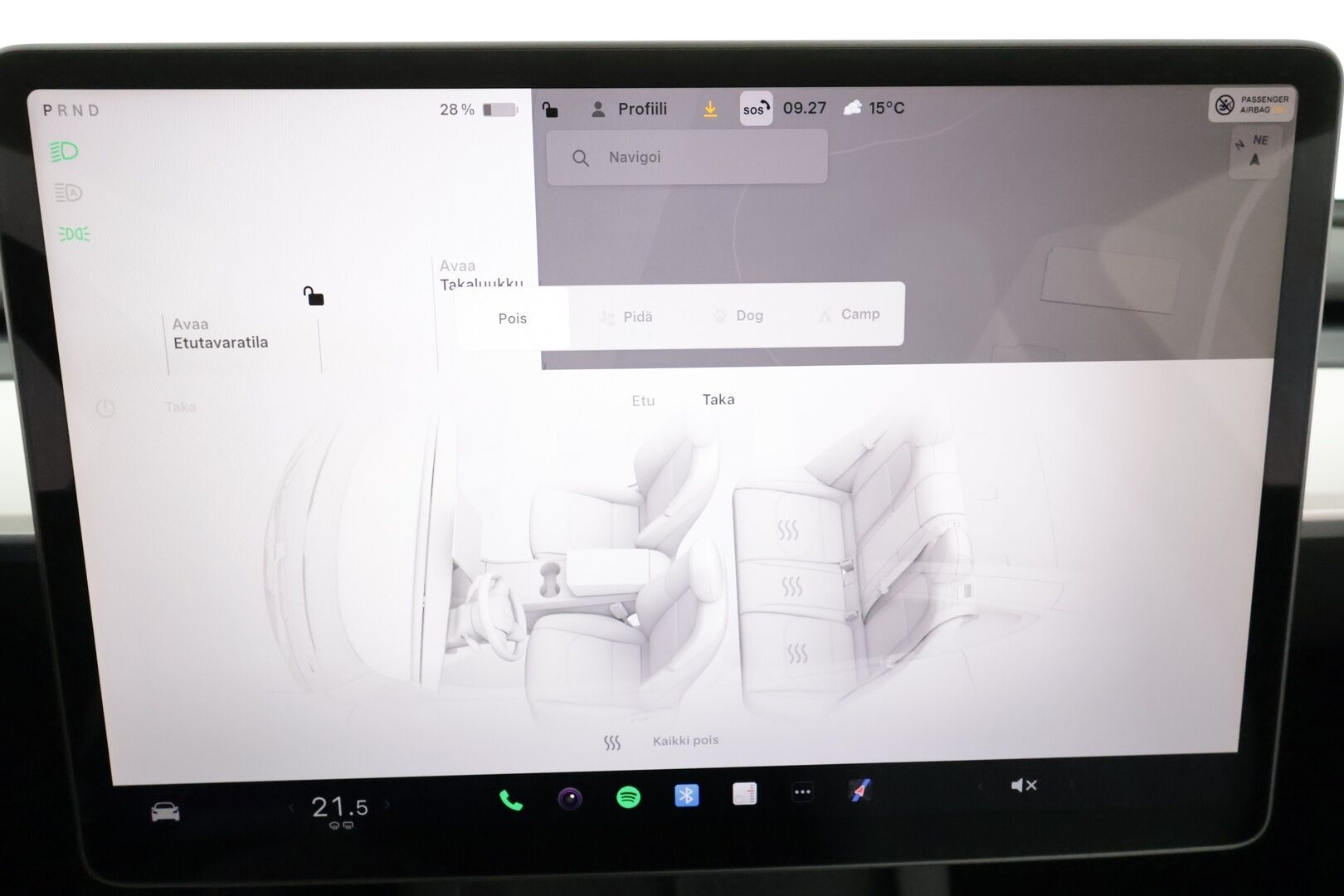 Tesla Model Y 2023 Long Range * Koukku / ILP / ACC / Matrix-LED / P.kamera / Muistipenkki / Premium Audio / Navi / Kaistavahti / Keyless * - Suomi-auto / Akku kuntotarkastettu SoH 94,6% / 2x Latauskaapelit / Kahdet renkaat